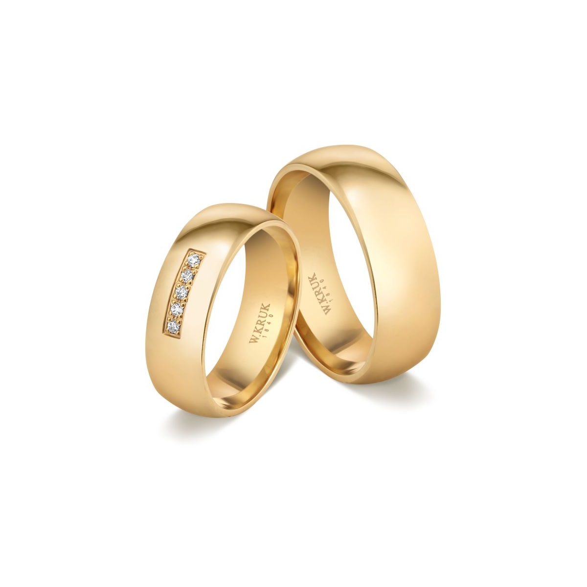 Obrączka złota AURUM damska