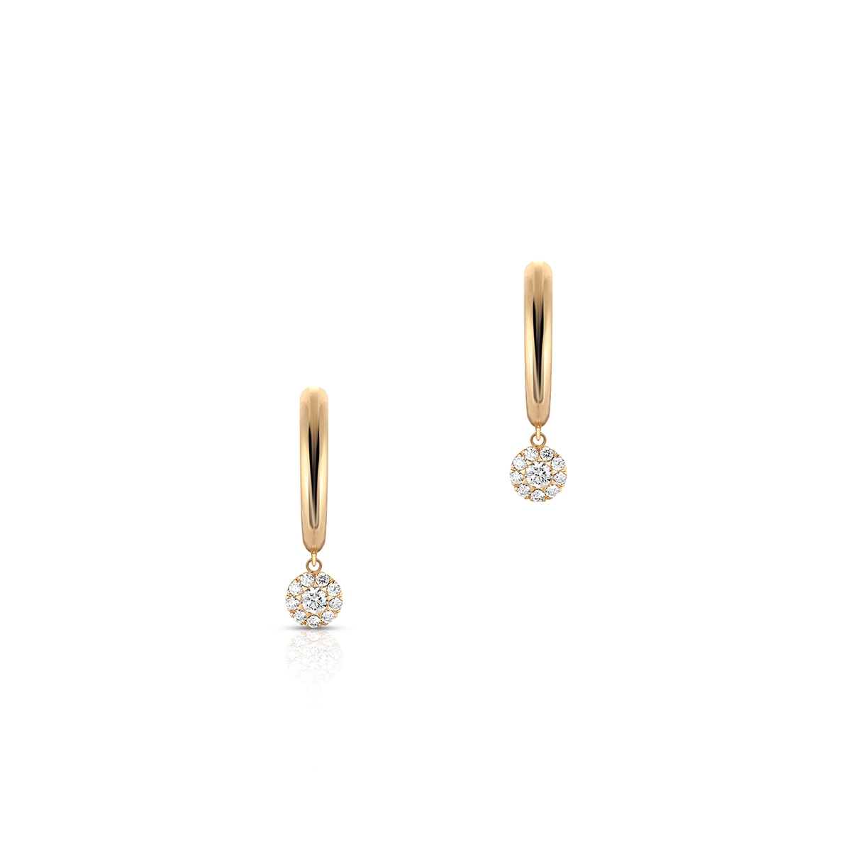 Kolczyki złote Recarlo