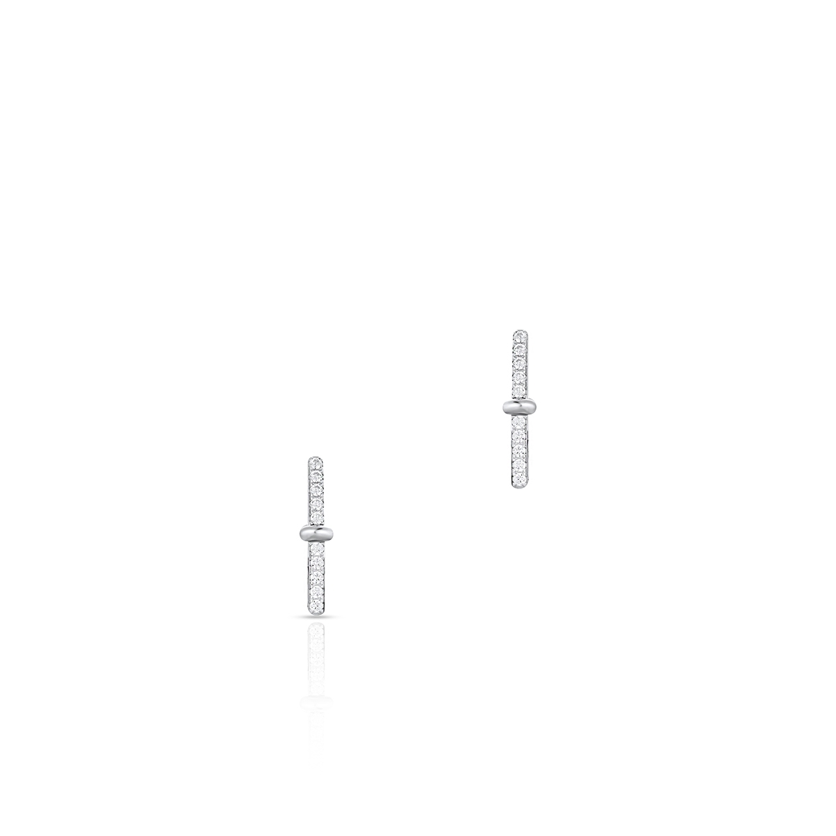 Kolczyki srebrne z cyrkoniami