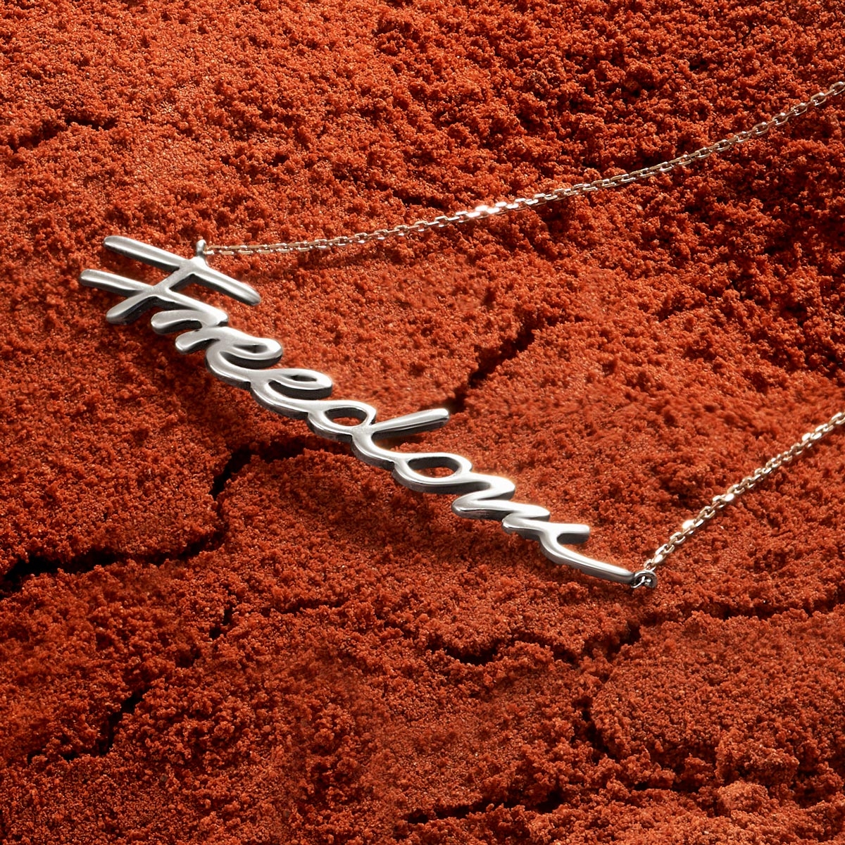 Naszyjnik srebrny Freedom