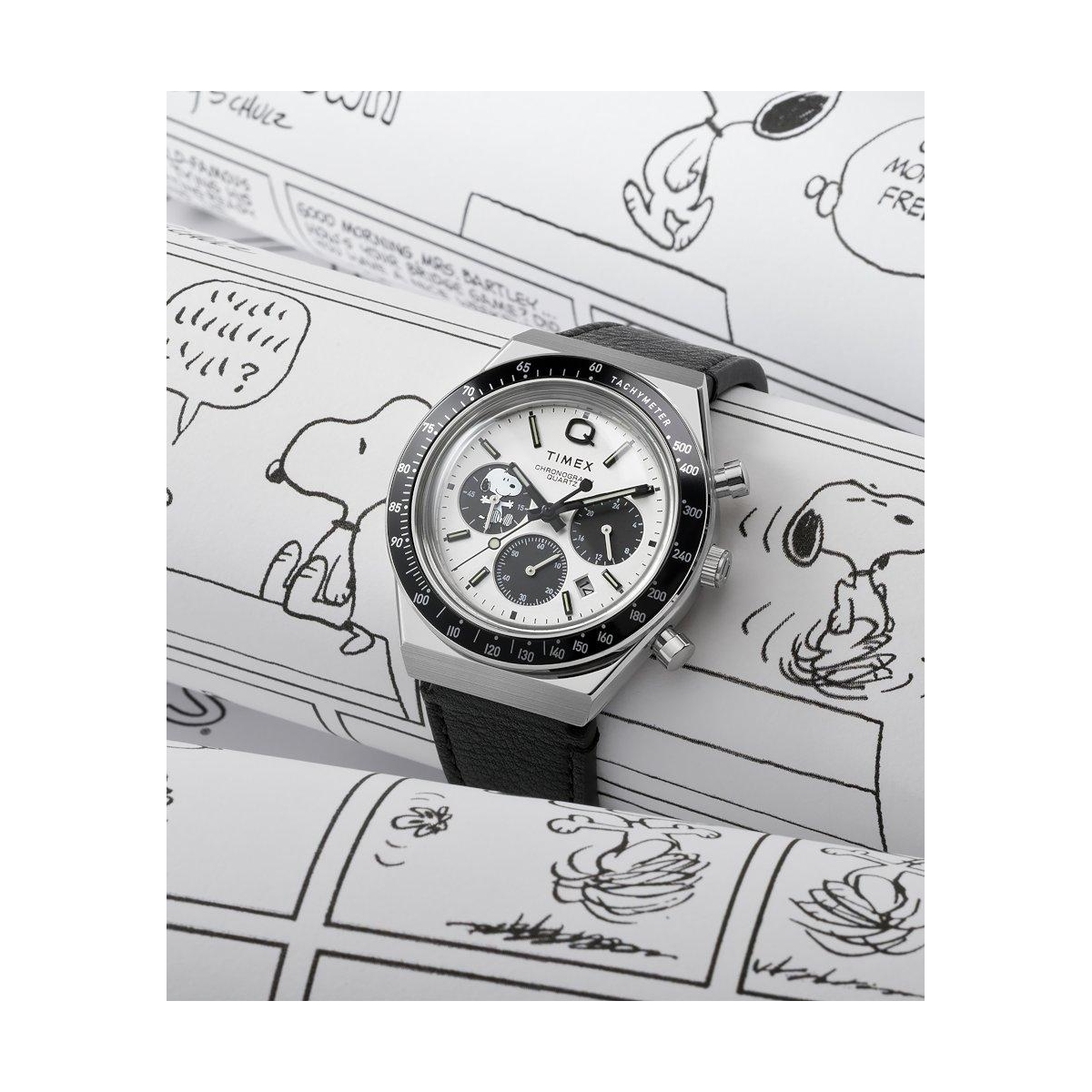 ZEGAREK TIMEX Q TIMEX CHRONOGRAPH X PEANUTS SNOOPY