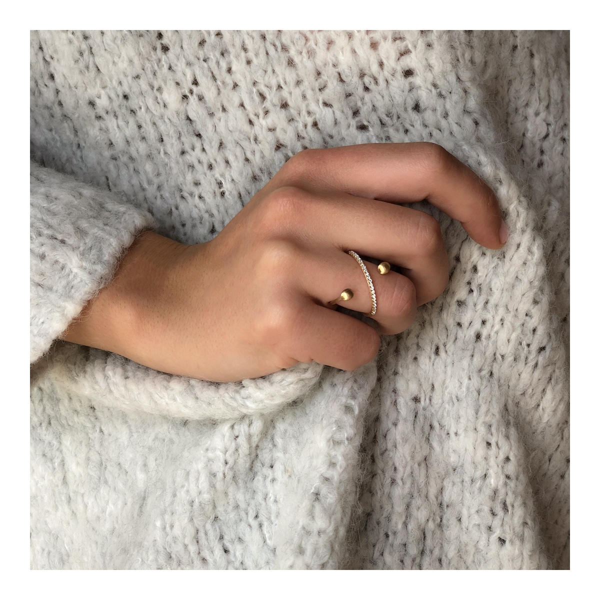 Pierścionek złoty NANIS