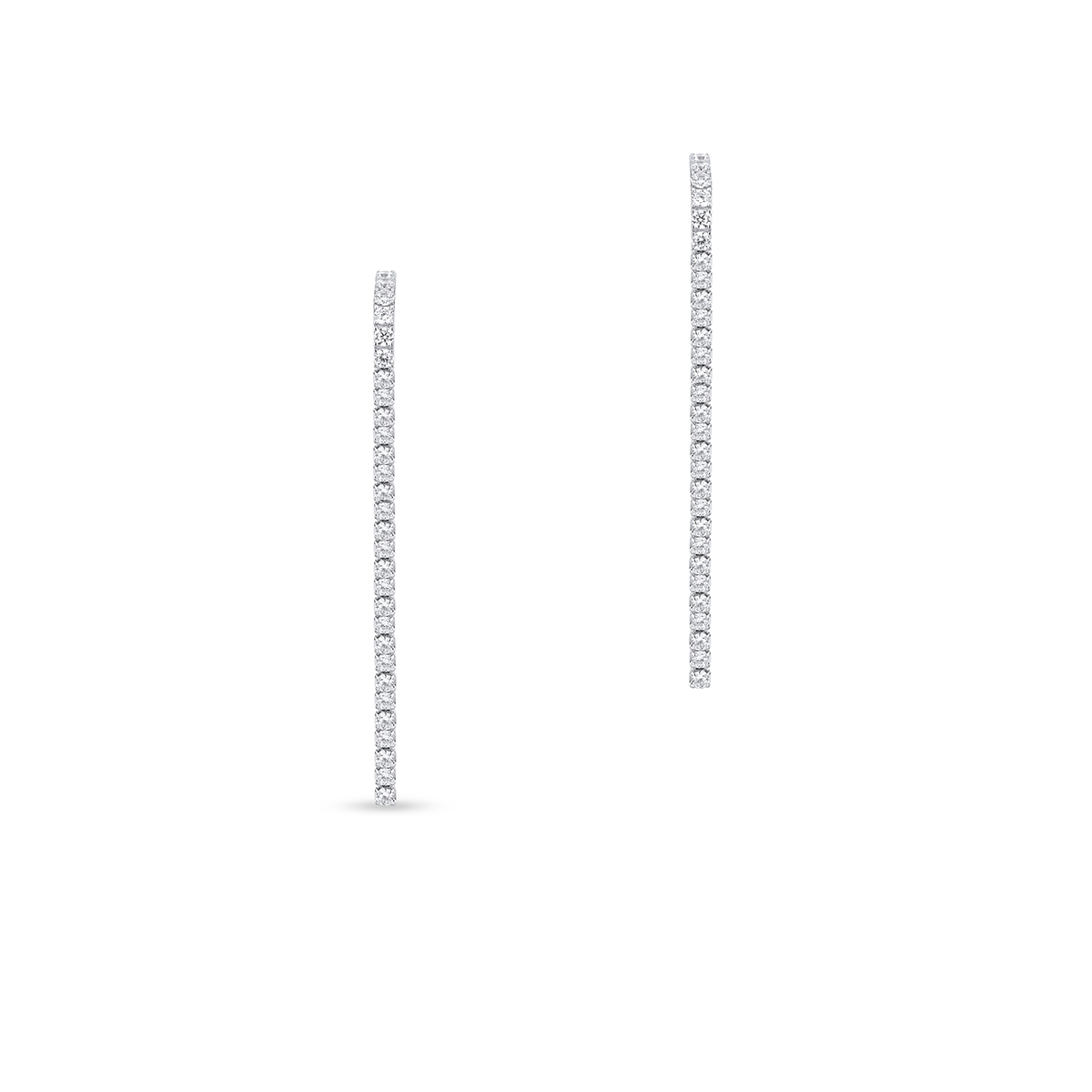 Kolczyki srebrne z cyrkoniami