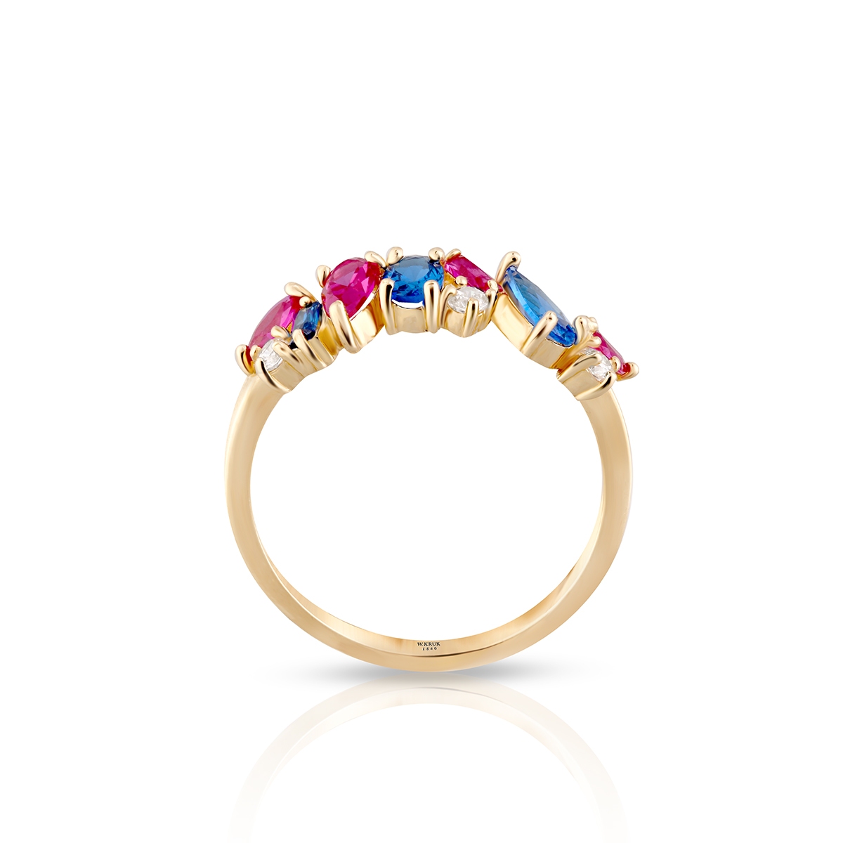 Pierścionek złoty Impresje