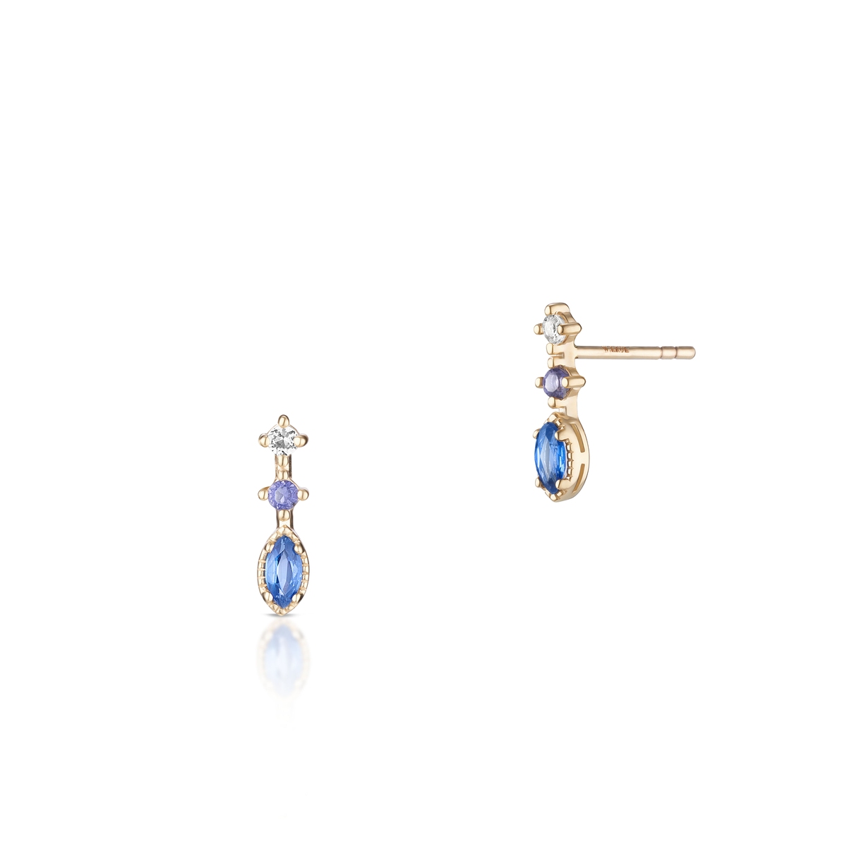 Kolczyki złote Petit