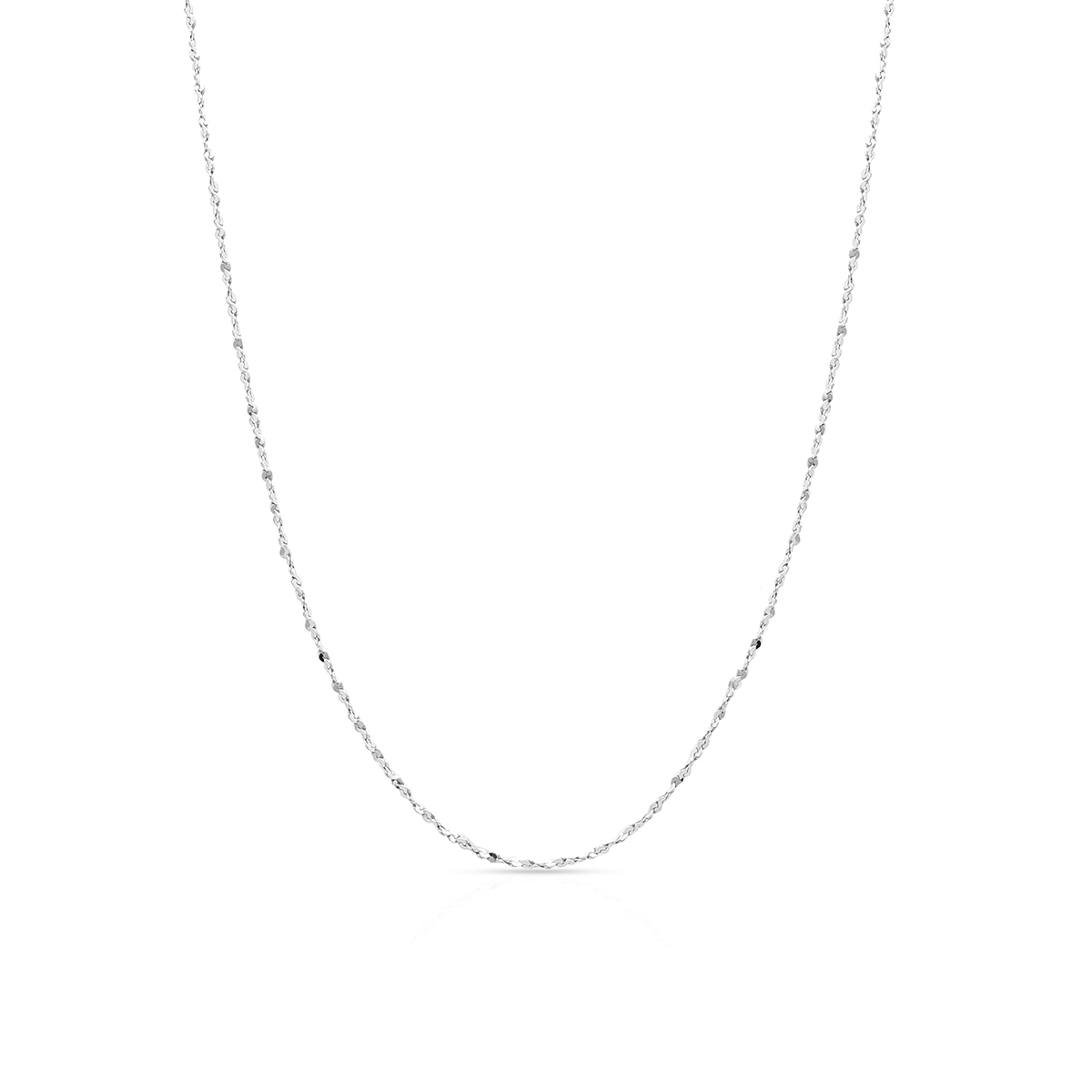 Łańcuszek srebrny singapur