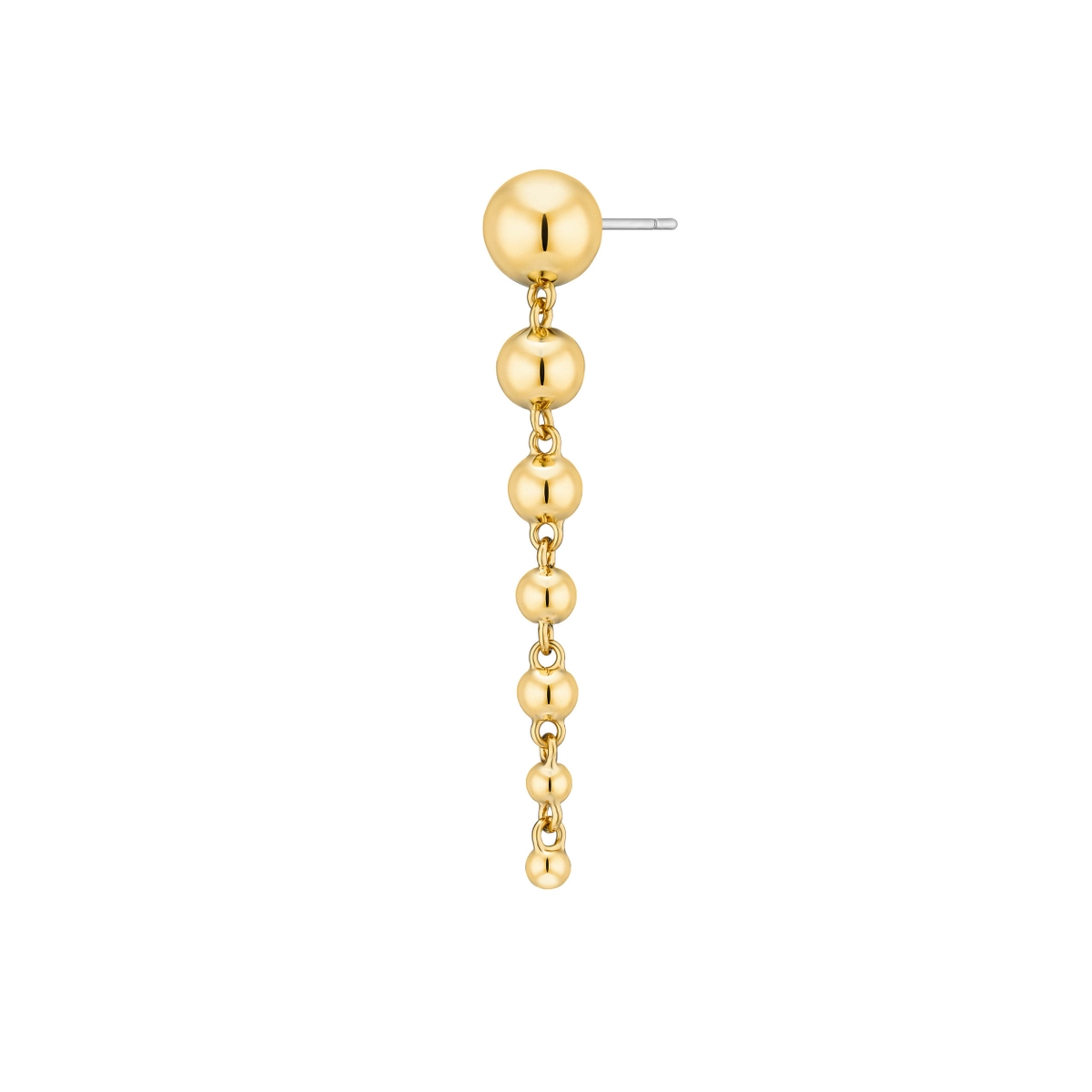 Kolczyk Gold Bubble Drip