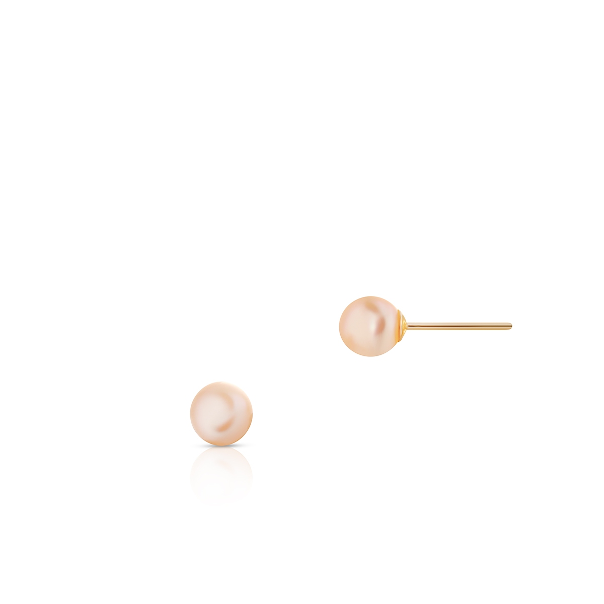 Kolczyki złote z perłami