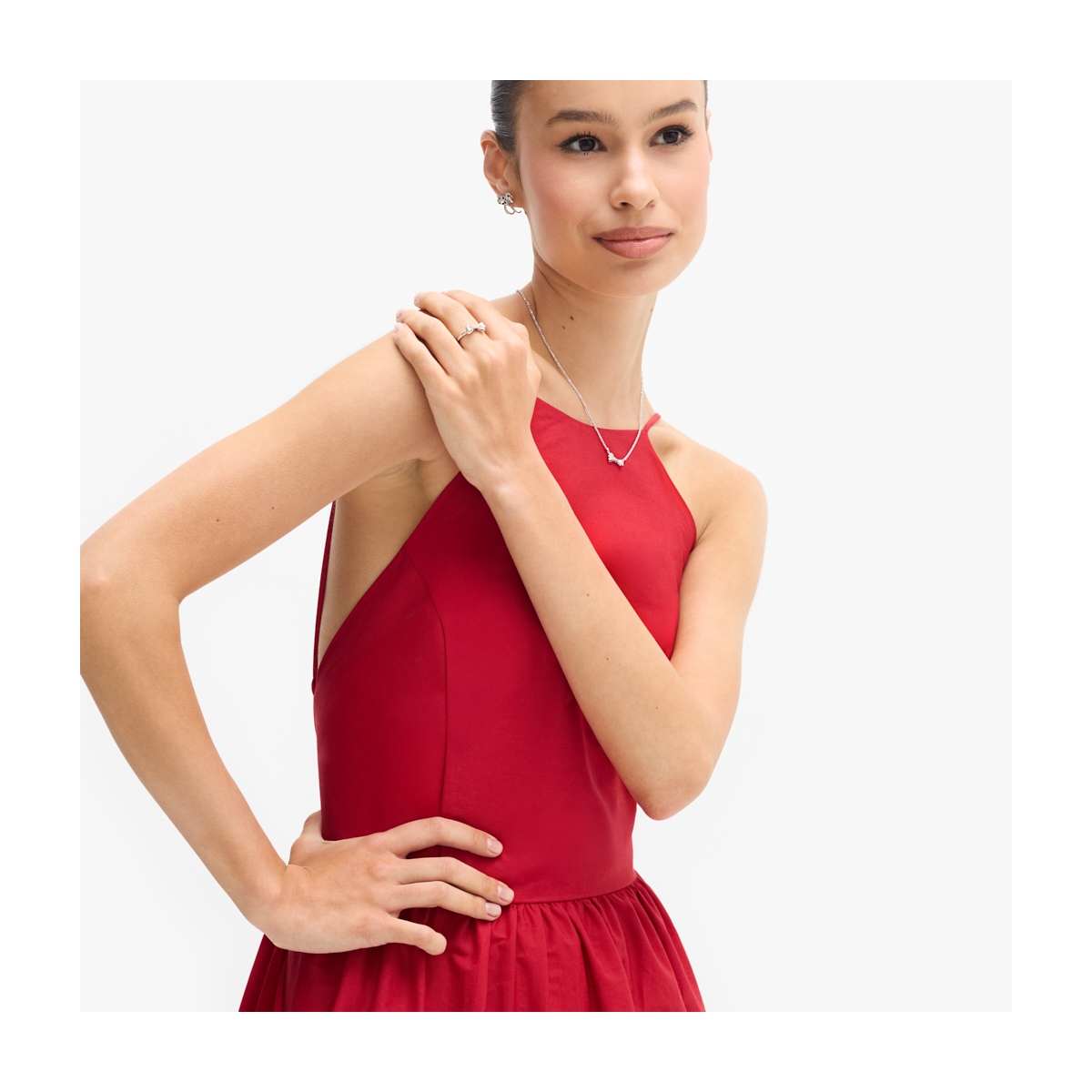 Naszyjnik  srebrny Balerina