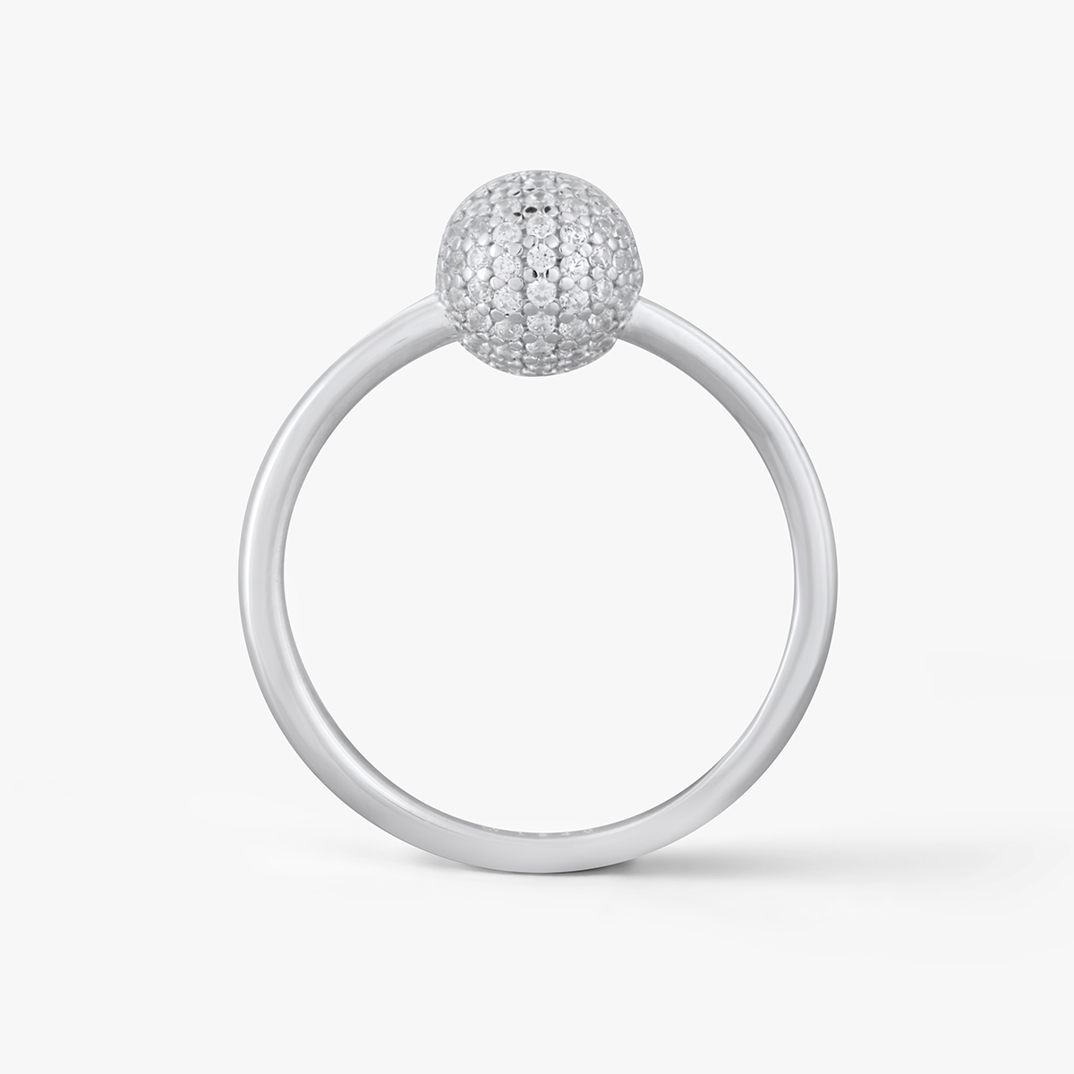 Pierścionek srebrny z cyrkoniami