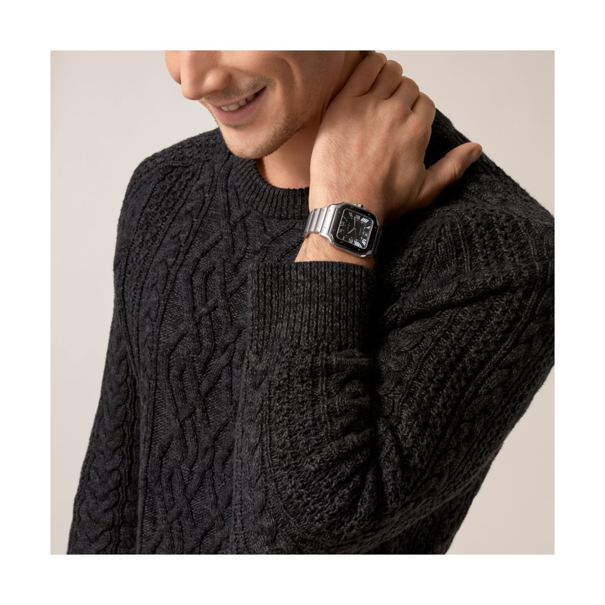 ZEGAREK CARTIER SANTOS DE CARTIER L