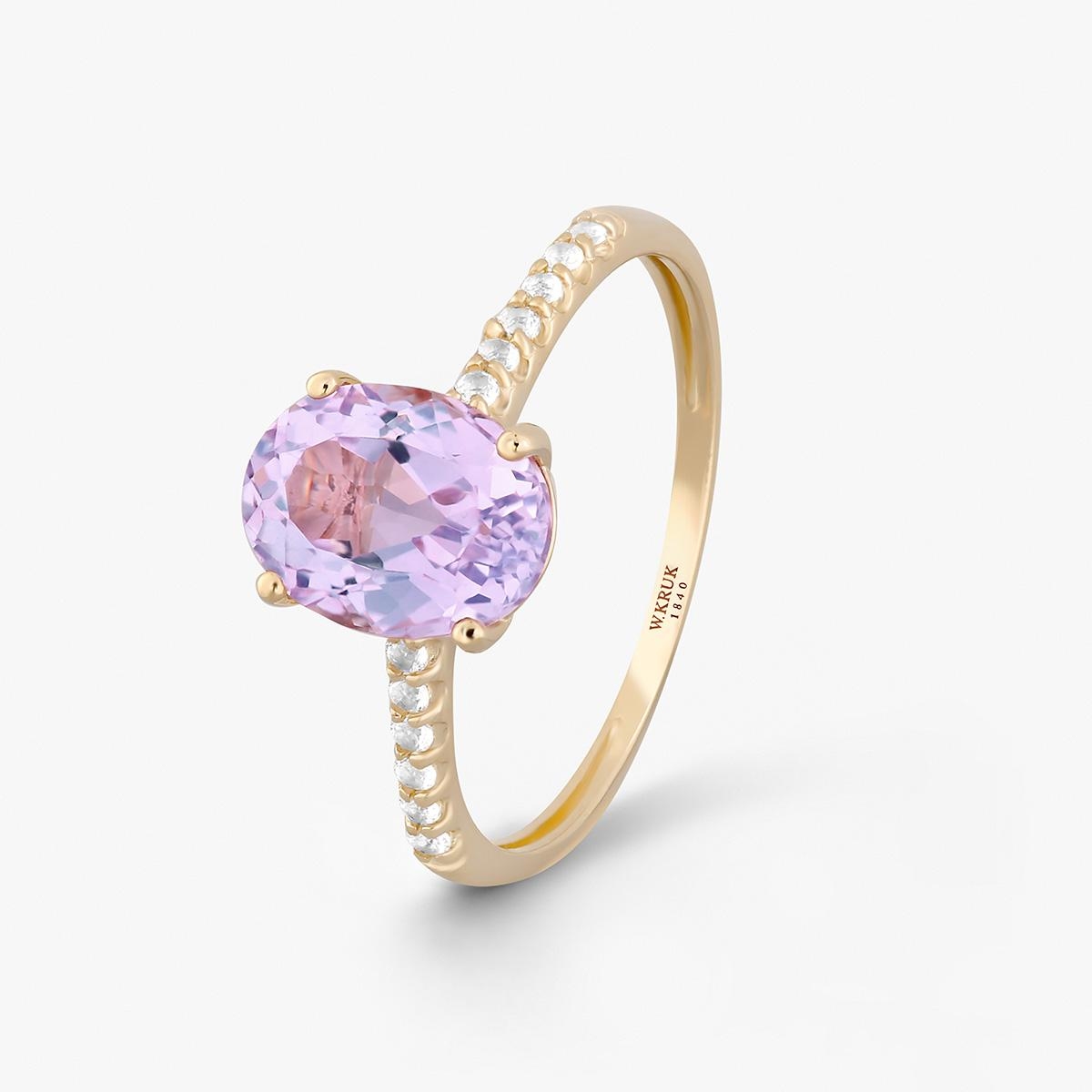 Pierścionek złoty Maria Antonina