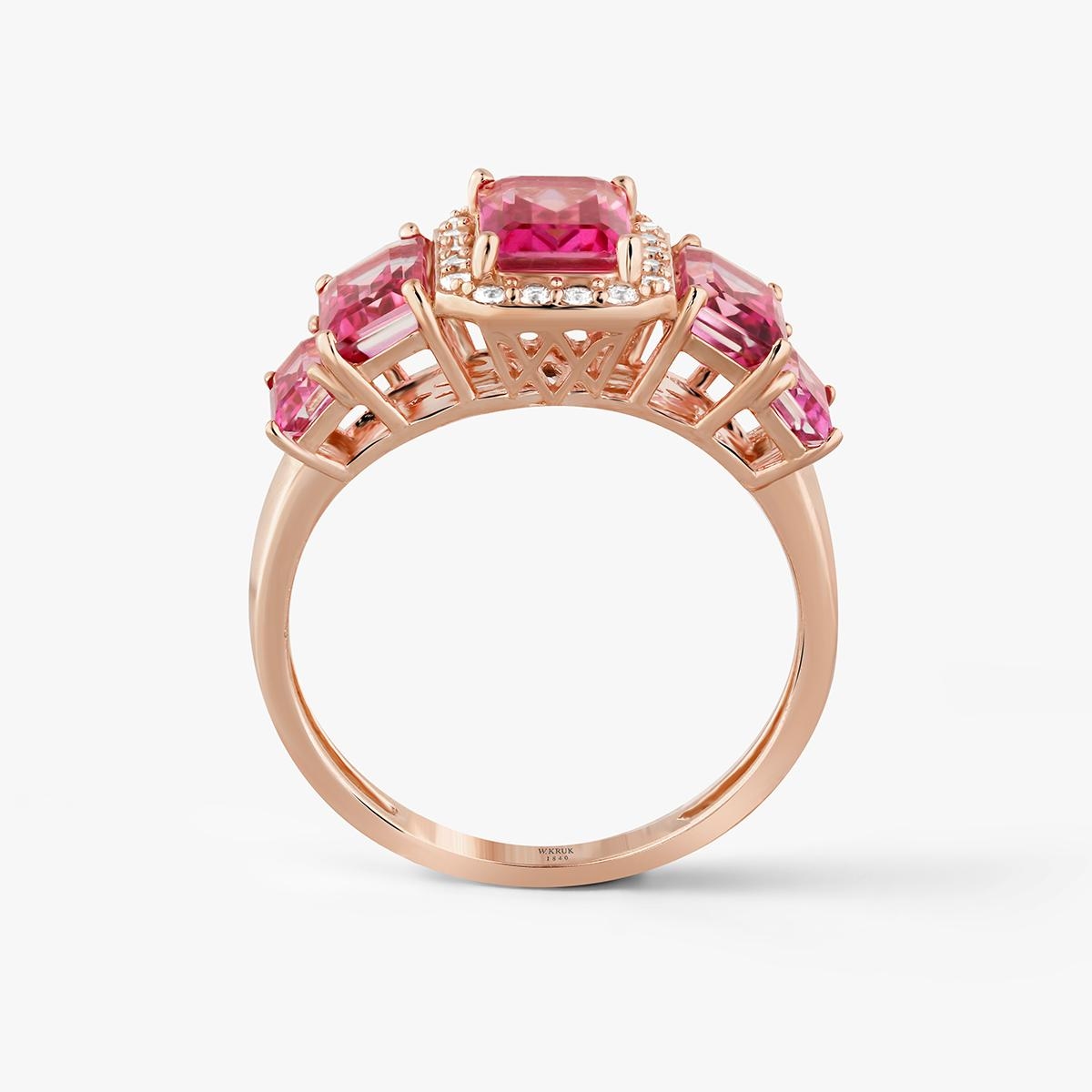 Pierścionek złoty Diva