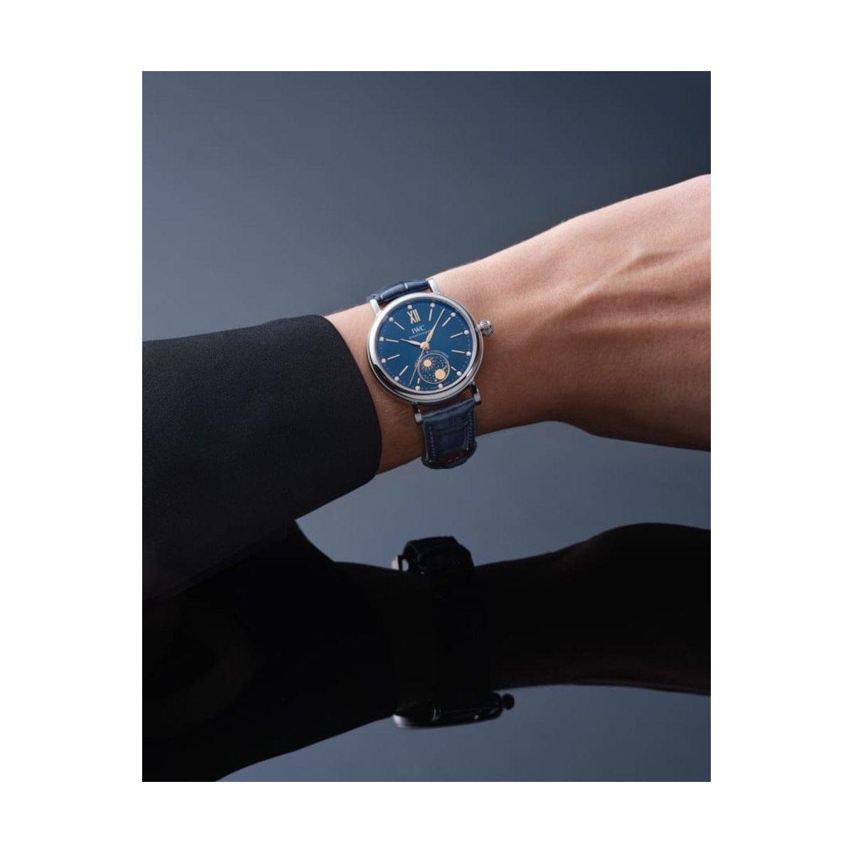 ZEGAREK IWC SCHAFFHAUSEN PORTOFINO AUTOMATIC DAY & NIGHT 34 LE PETIT PRINCE