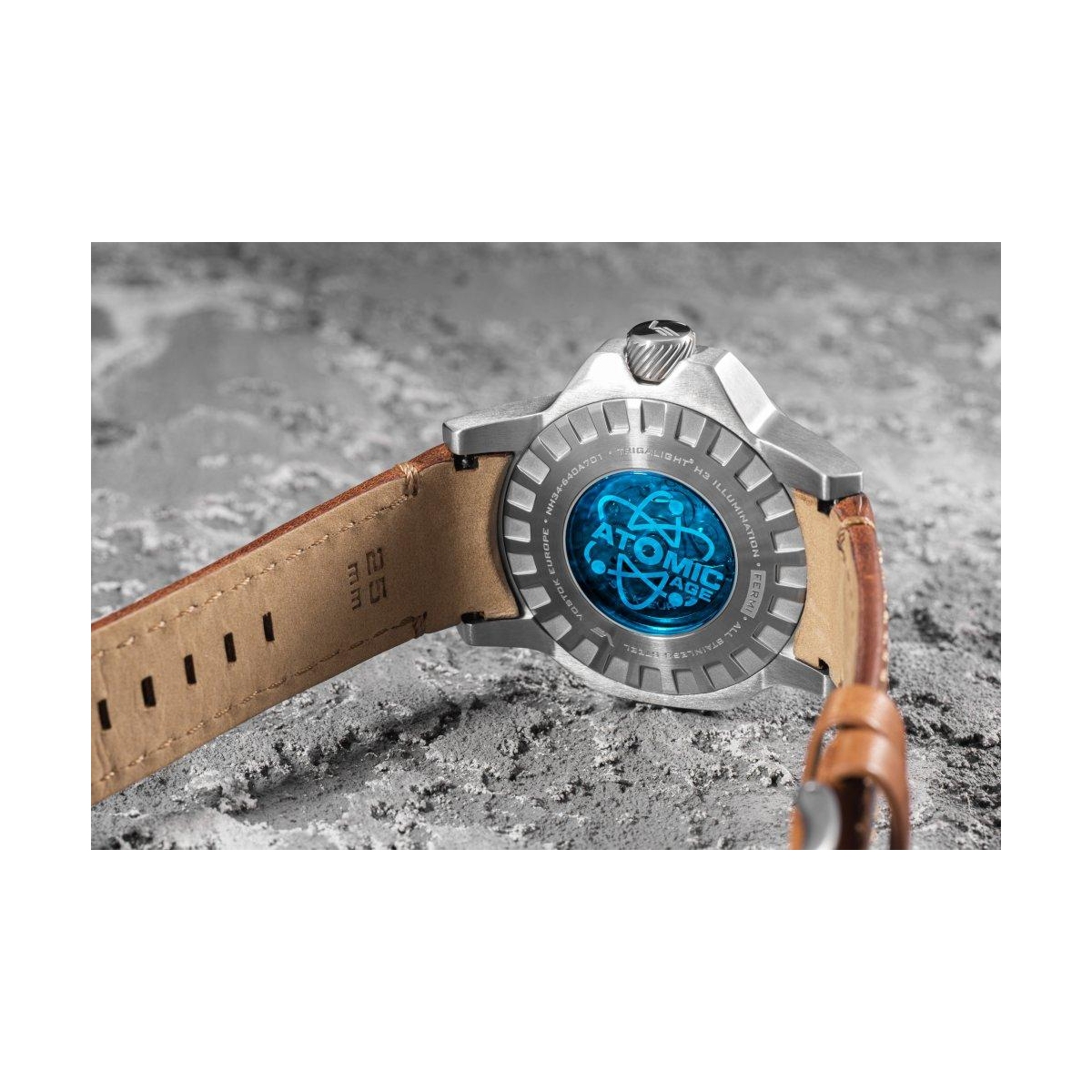 ZEGAREK VOSTOK EUROPE ATOMIC AGE FERMI LINE AUTOMATIC GMT