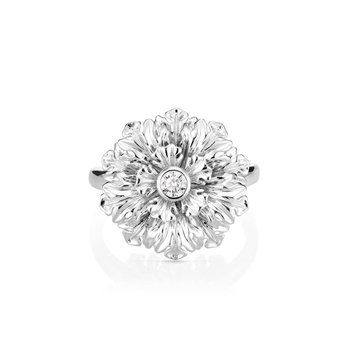 Pierścionek srebrny Baśniowa