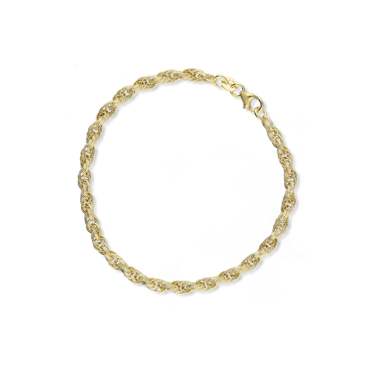 Bransoleta złota singapur