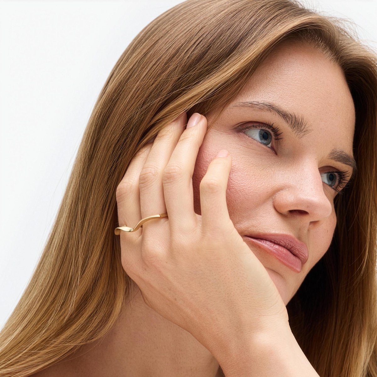 Pierścionek srebrny Follow