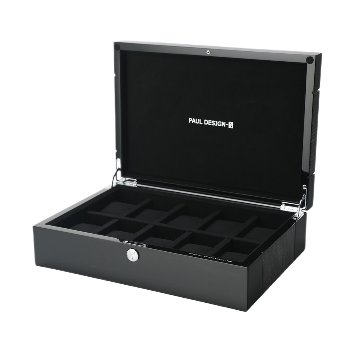 PUDEŁKO PAUL DESIGN GENTLEMEN 10 CASE BLACK APRICOT