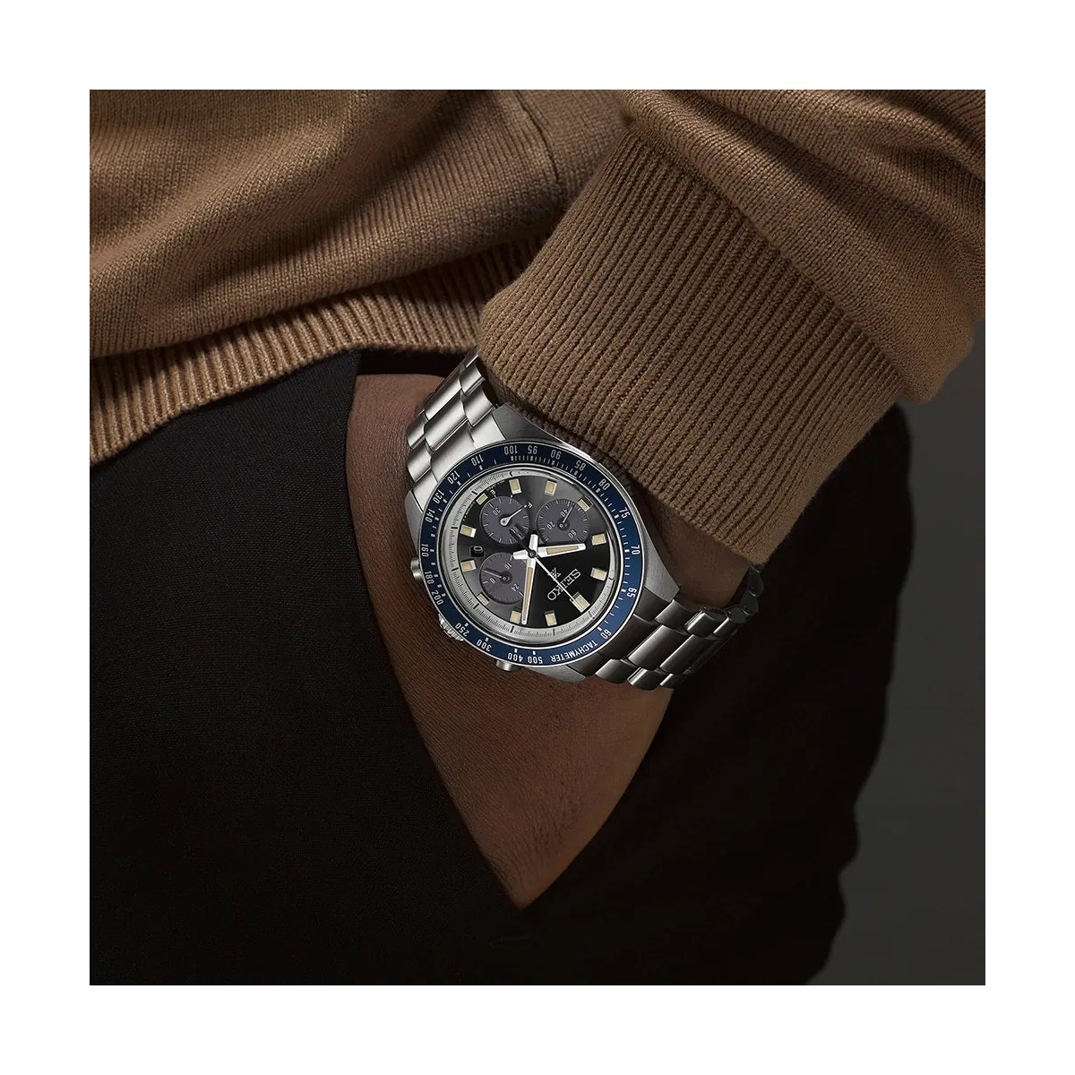 ZEGAREK SEIKO PROSPEX SPEEDTIMER SOLAR CHRONOGRAPH