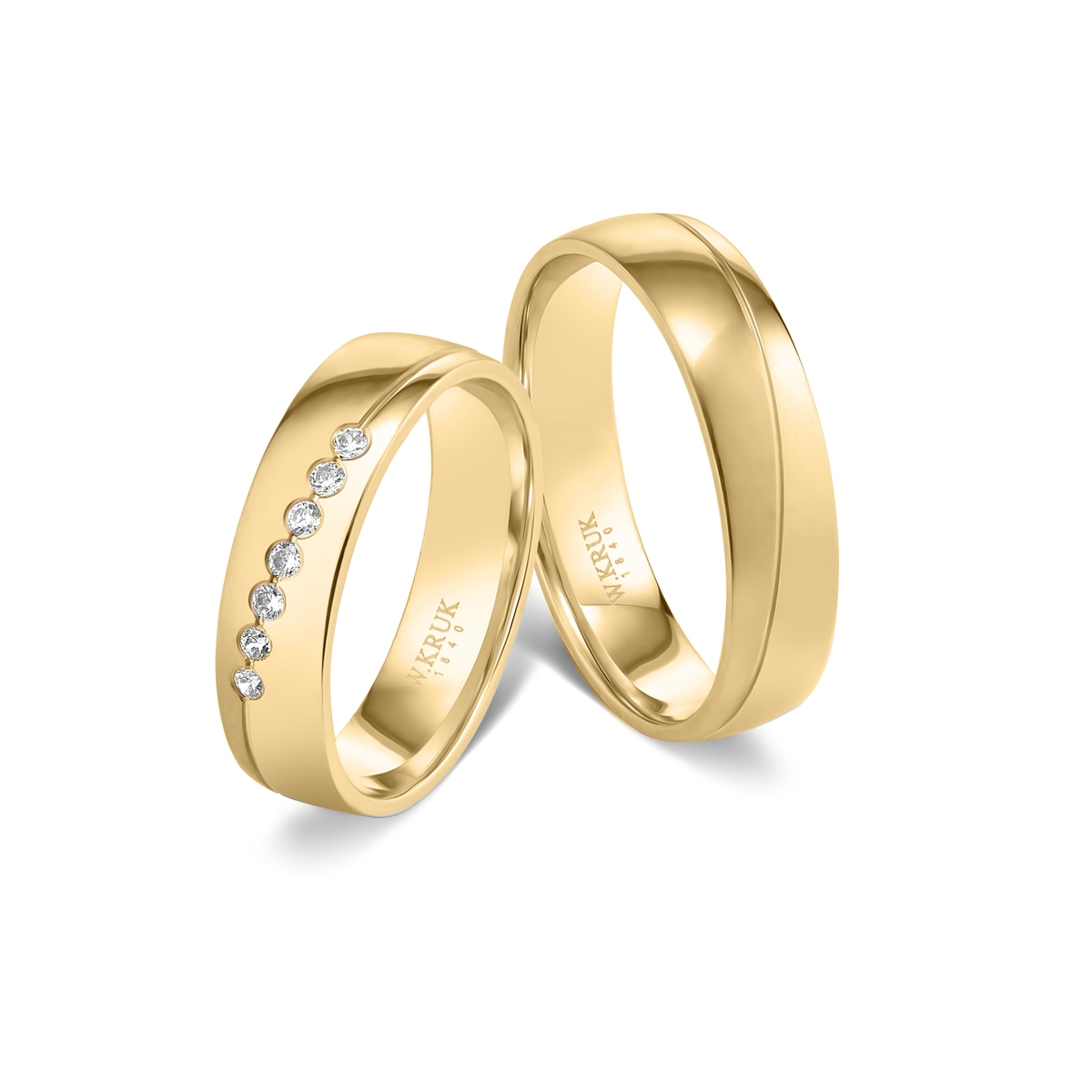 Obrączka złota GRAZIA damska