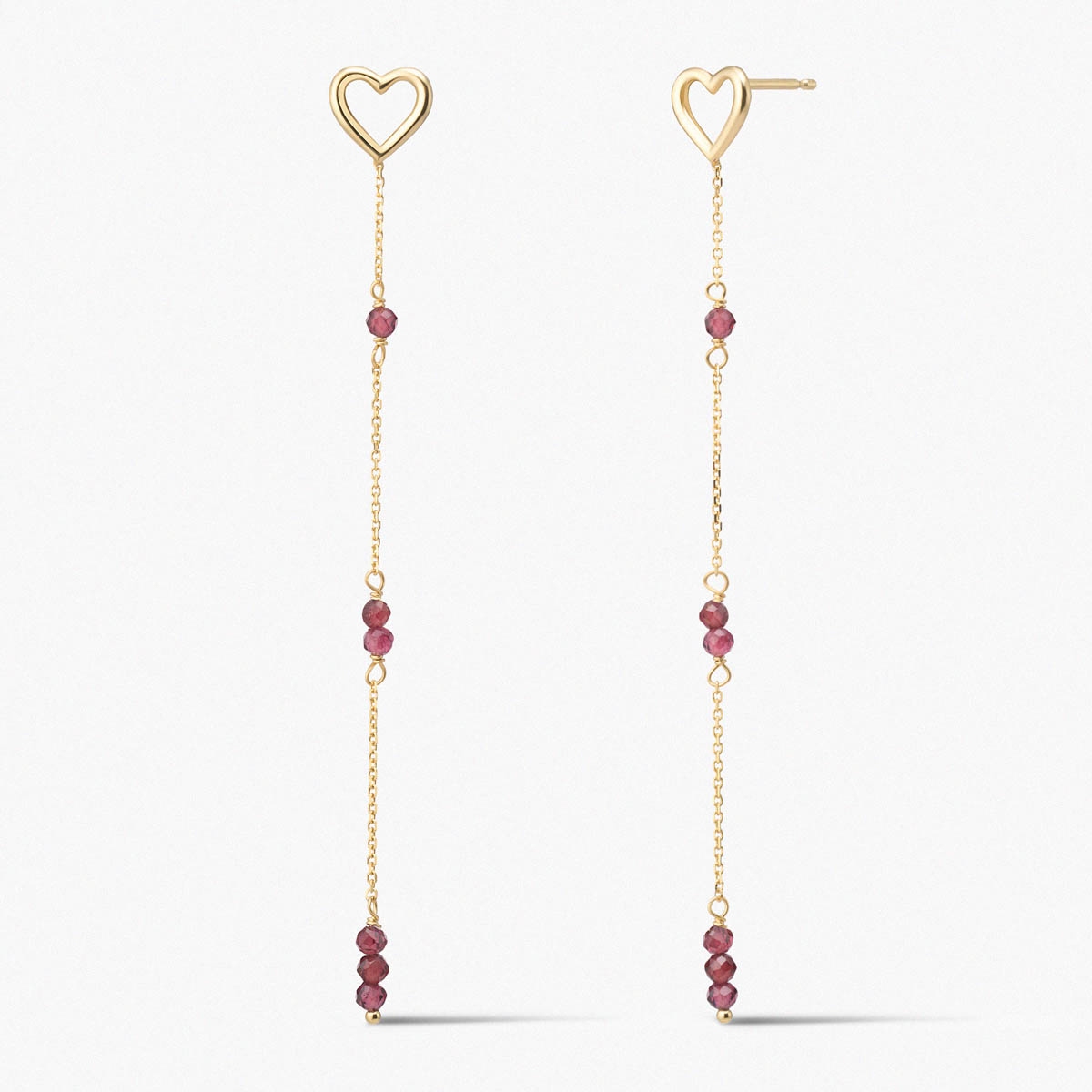 Kolczyki złote Czułość