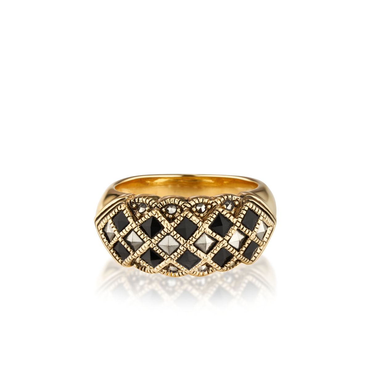 Pierścionek srebrny Royal