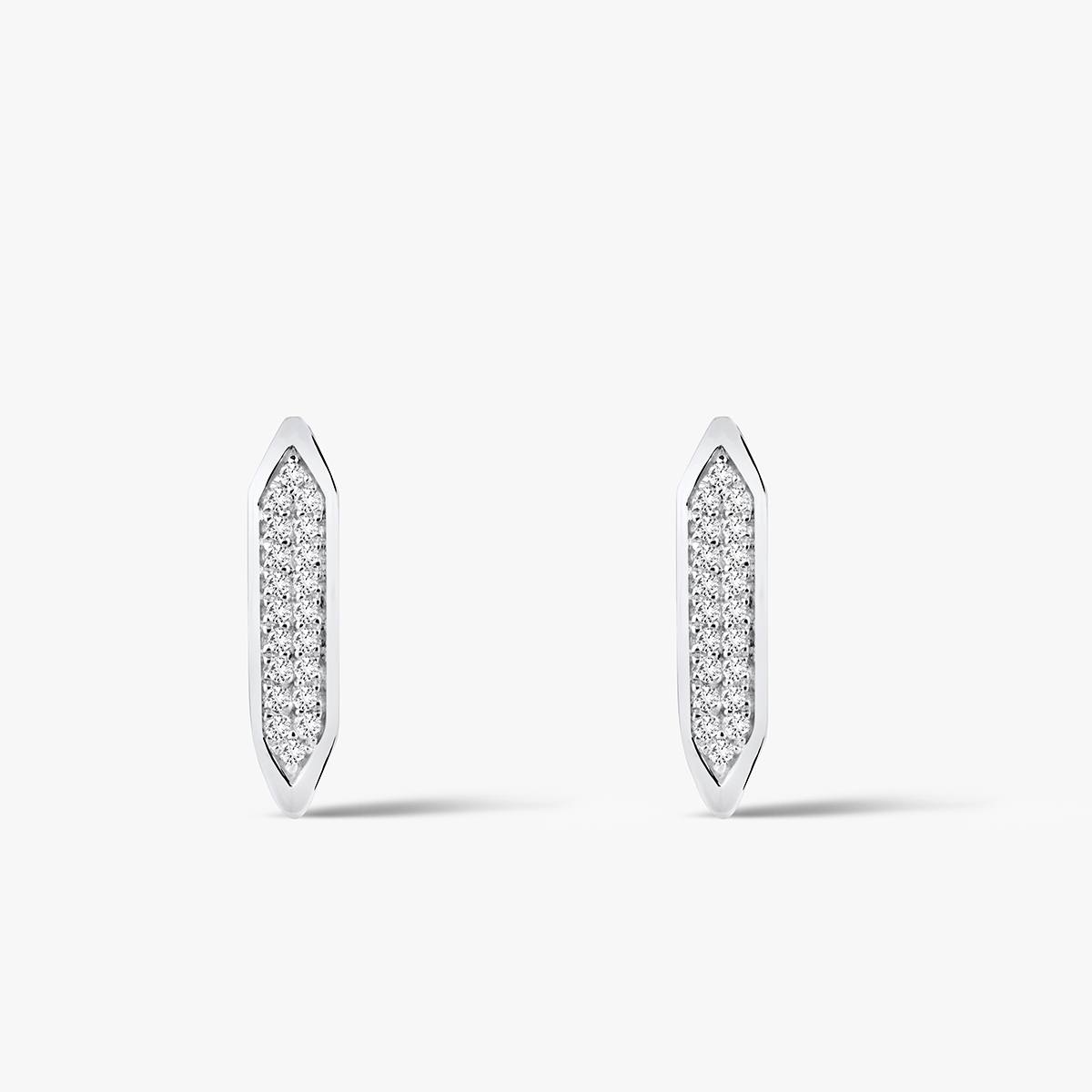 Kolczyki złote z diamentami