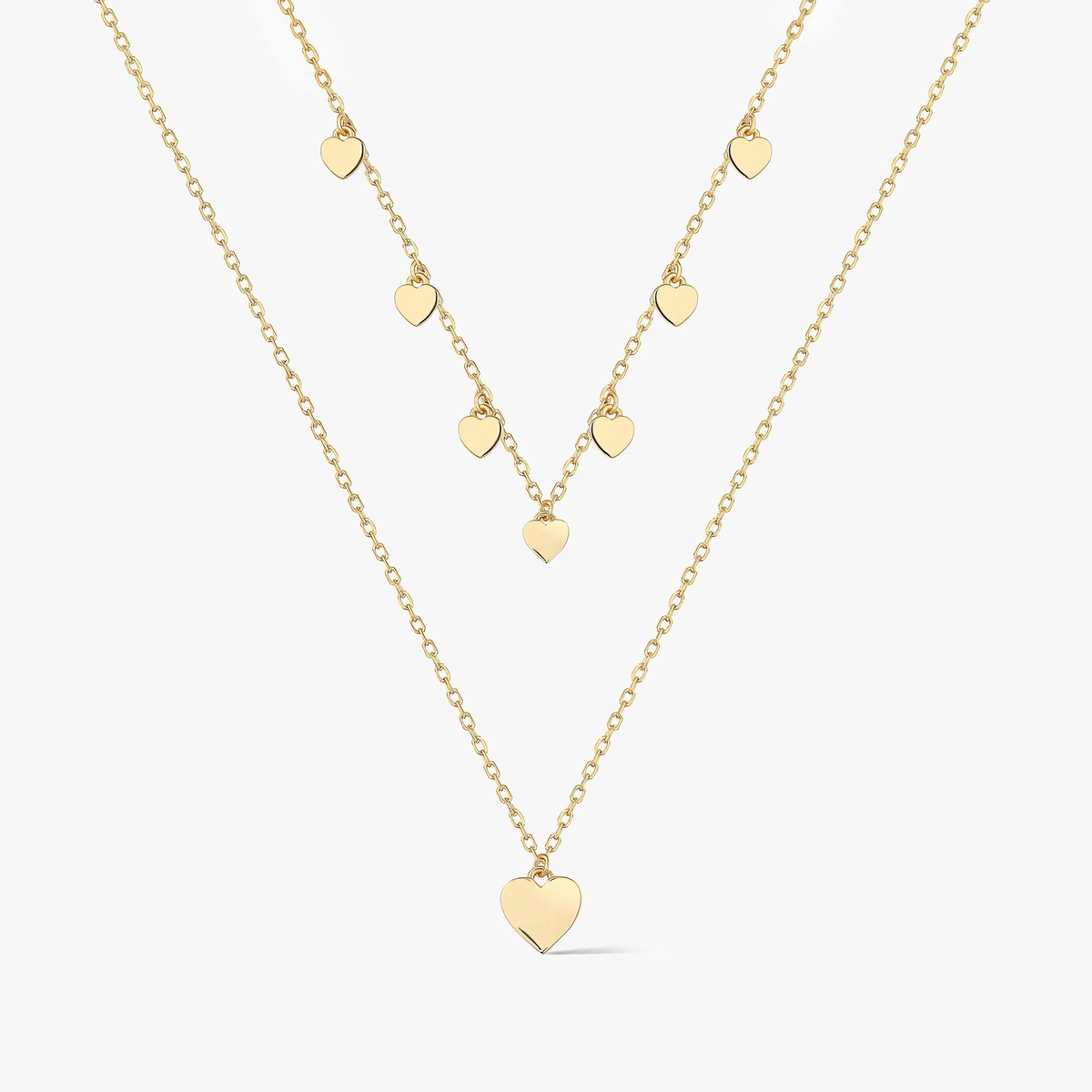 Naszyjnik srebrny pozłacany