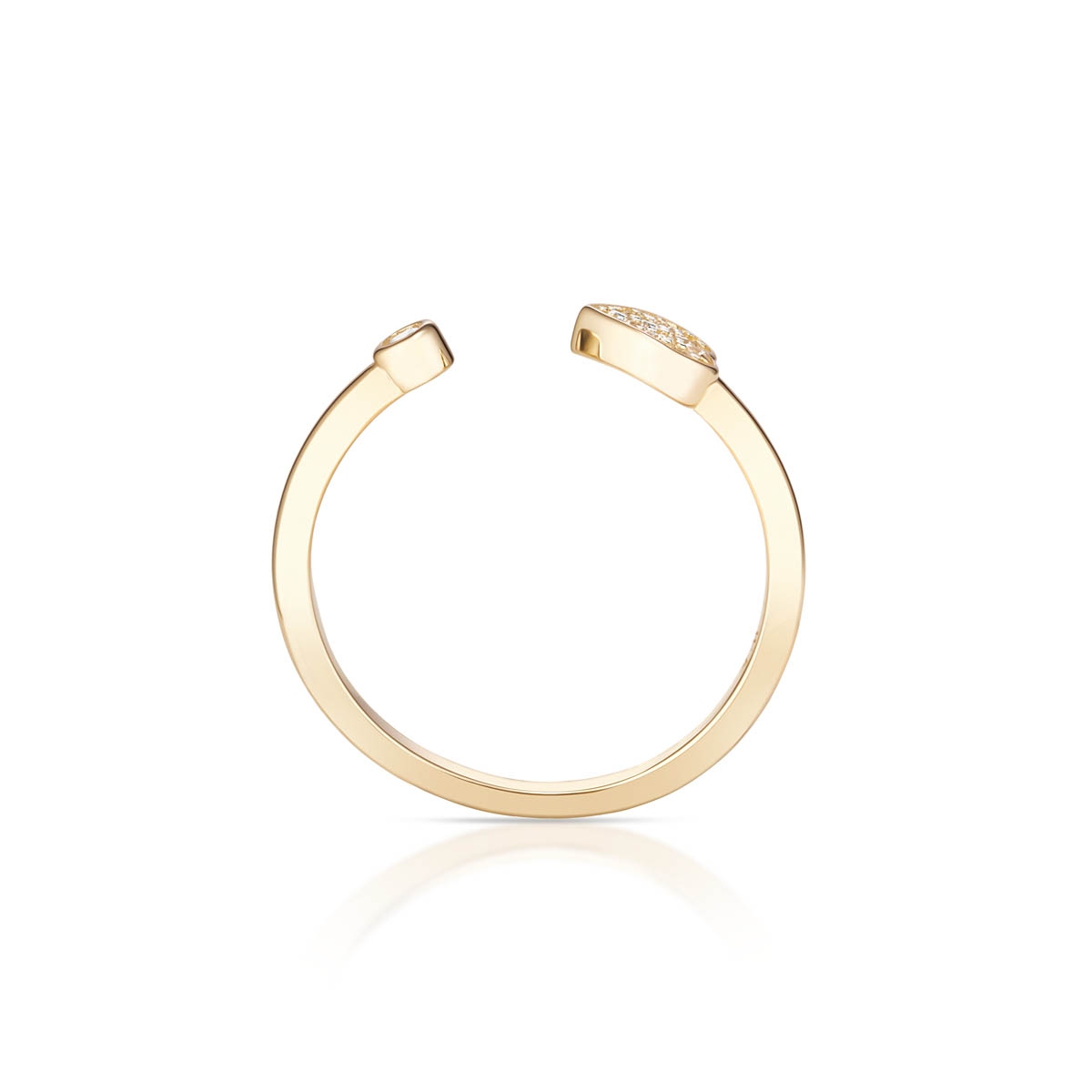 Pierścionek srebrny pozłacany W.KRUK