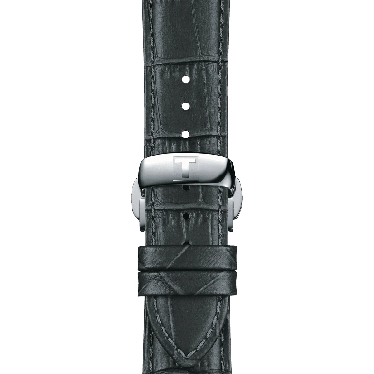 Tissot szary pasek skórzany 21 mm