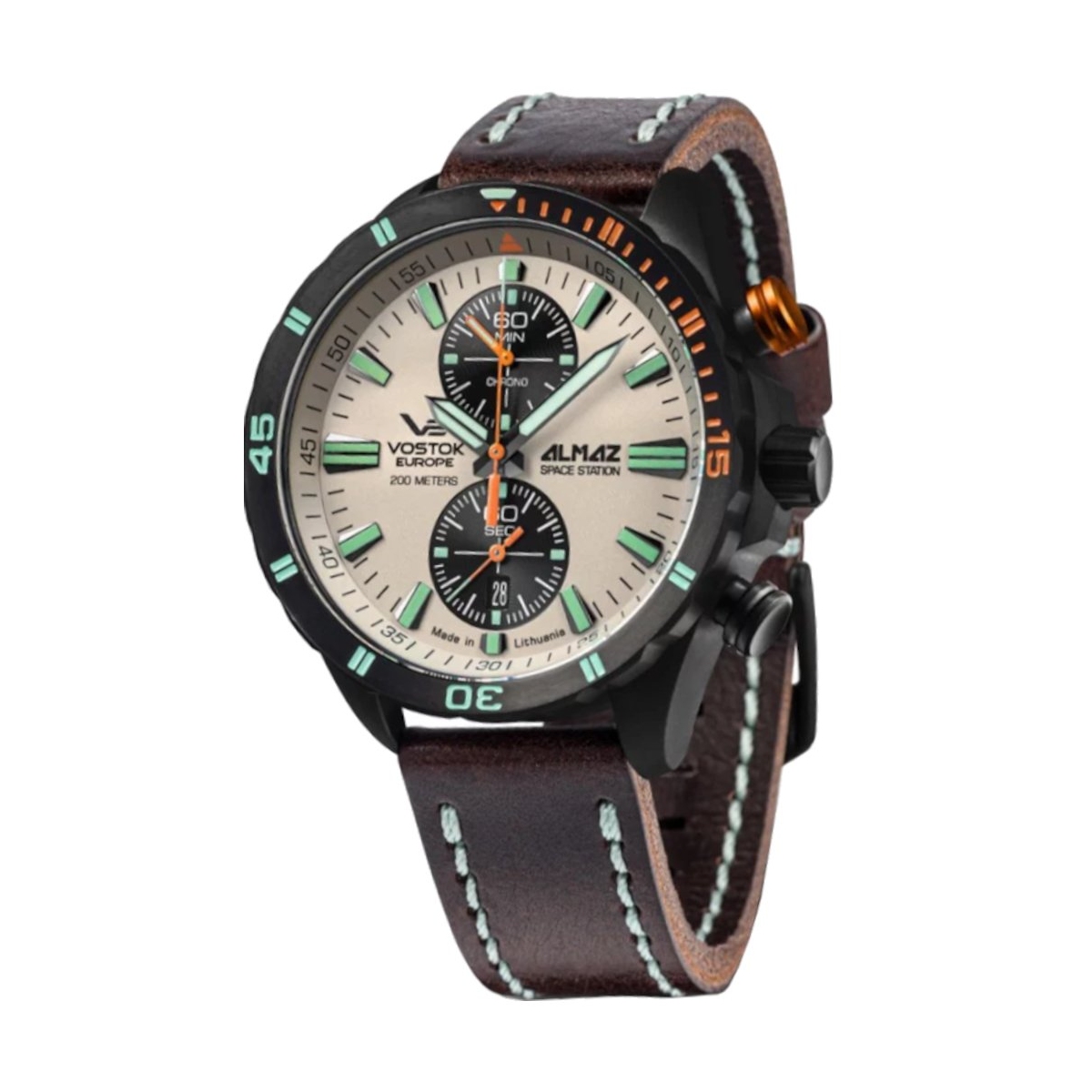 ZEGAREK VOSTOK EUROPE ALMAZ SPACE STATION CHRONO