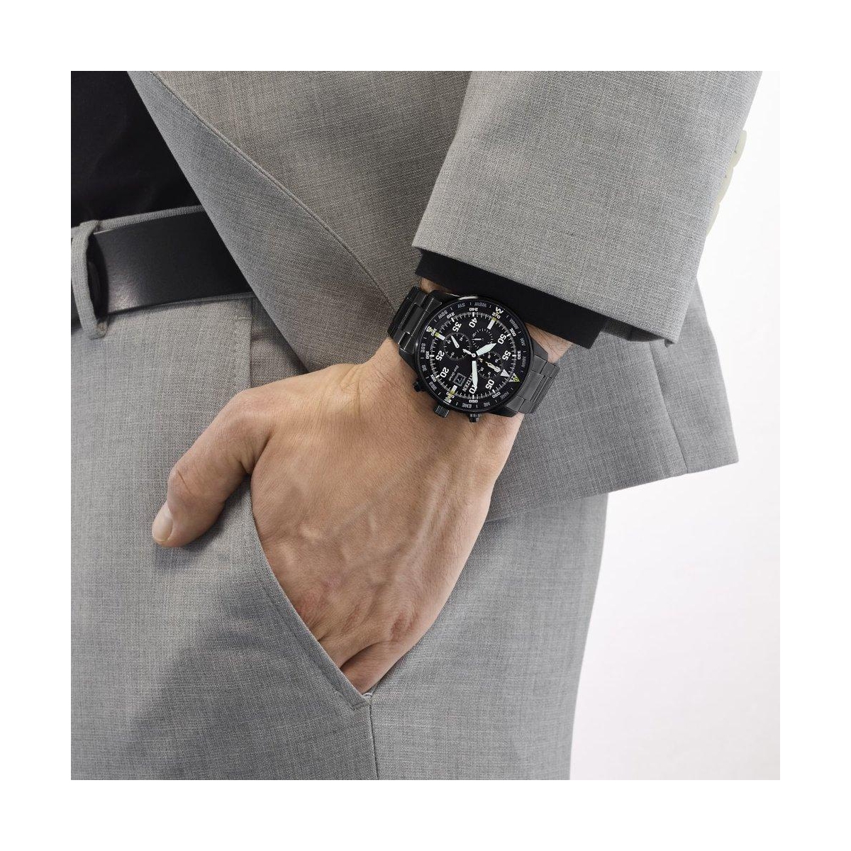 ZEGAREK CITIZEN ECO-DRIVE MILITARY CHRONOGRAPH