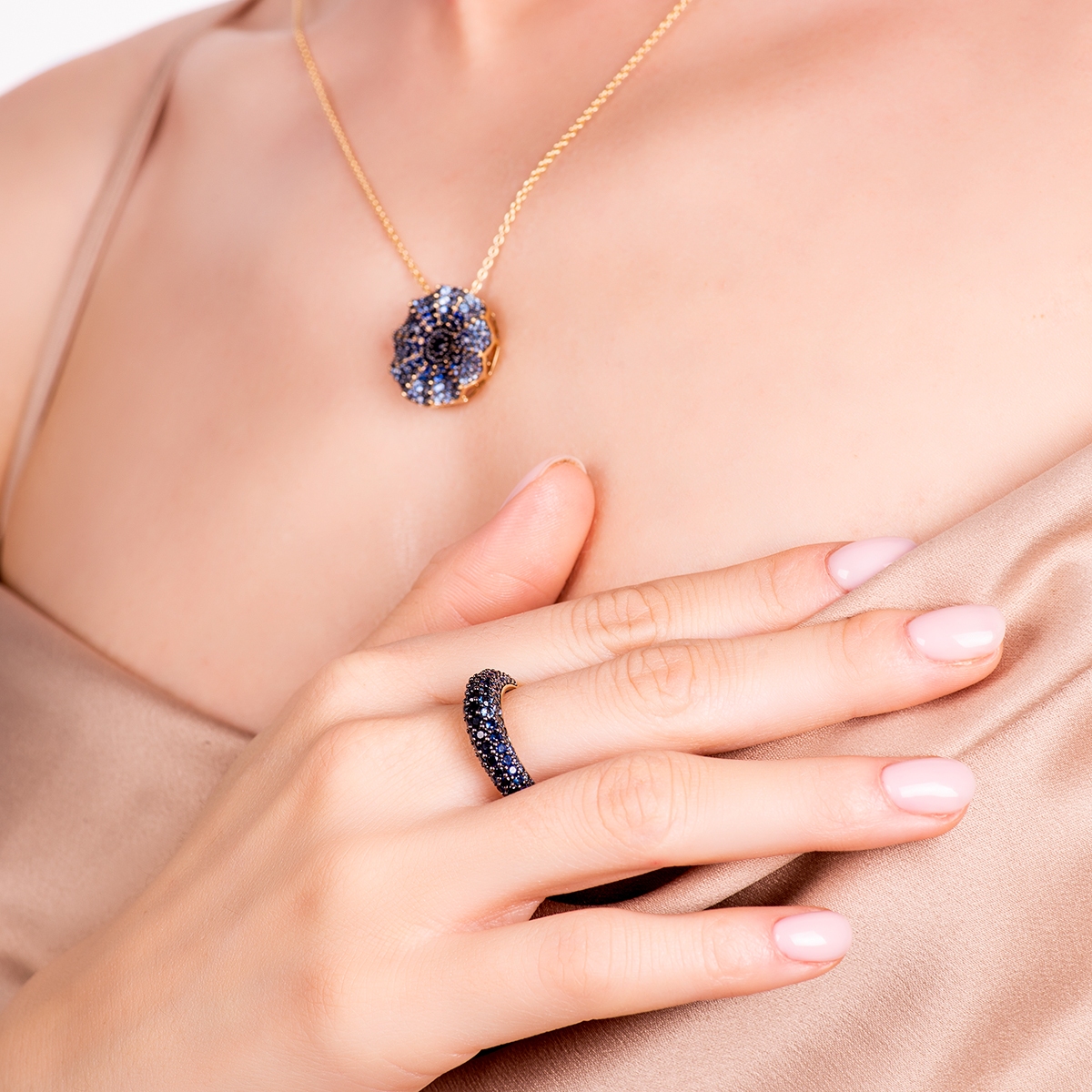 Pierścionek złoty Lunapark