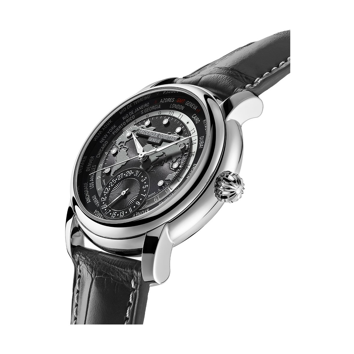 ZEGAREK FREDERIQUE CONSTANT CLASSICS WORLDTIMER MANUFACTURE