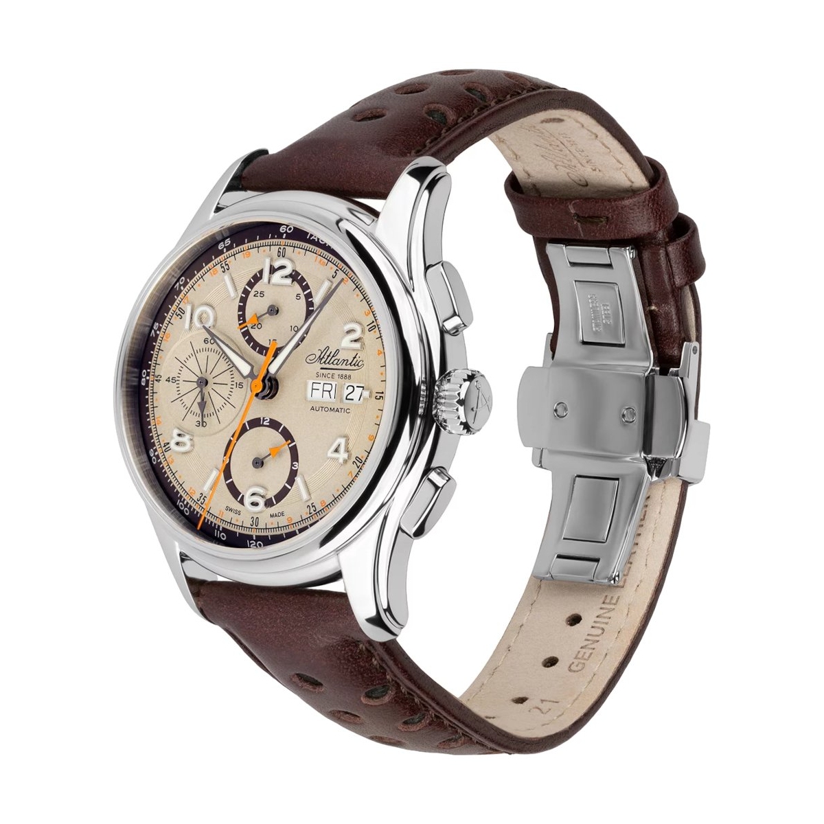 ZEGAREK ATLANTIC WORLDMASTER PRESTIGE VALJOUX CHRONOGRAPH