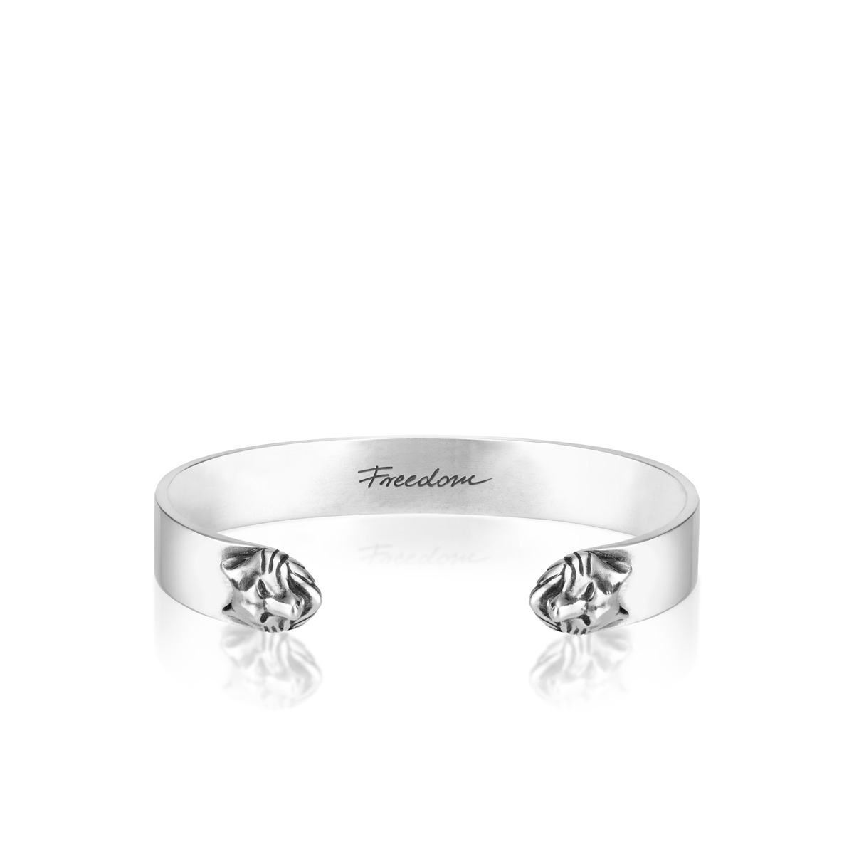 Bransoleta srebrna Freedom
