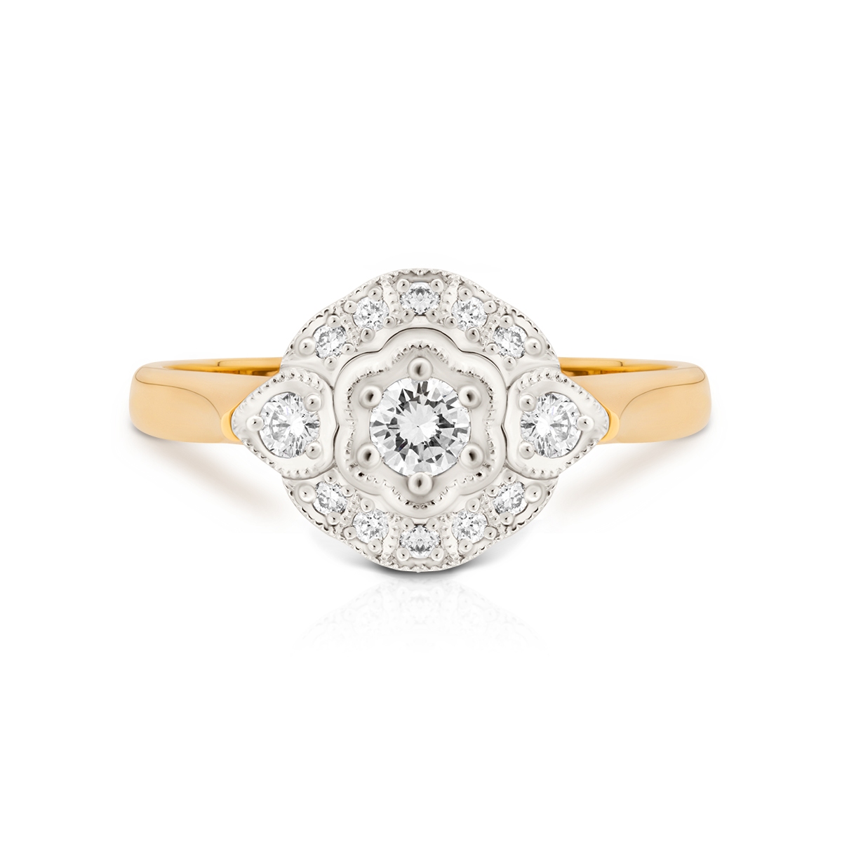 Pierścionek złoty W.KRUK