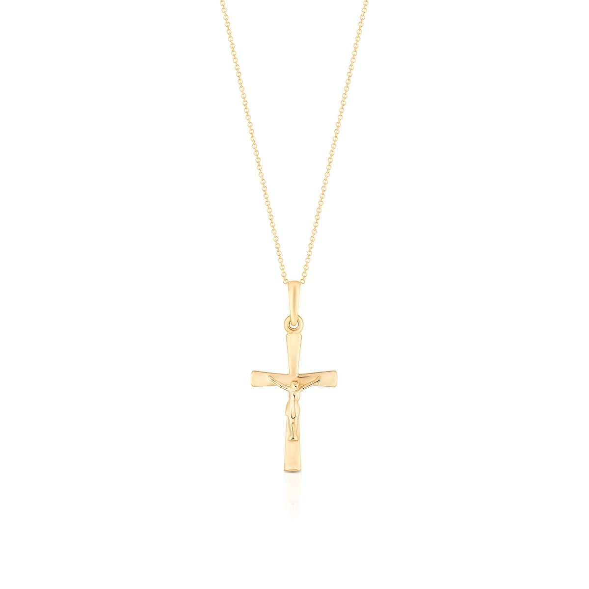 Wisiorek złoty krzyżyk