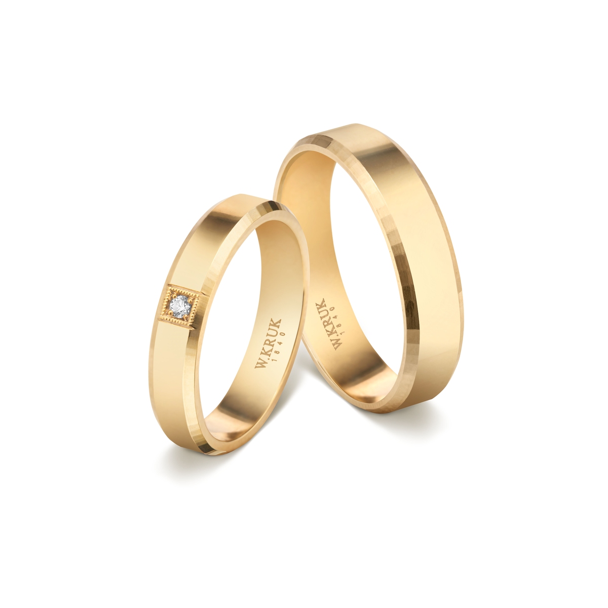 Obrączka złota BORMIO damska