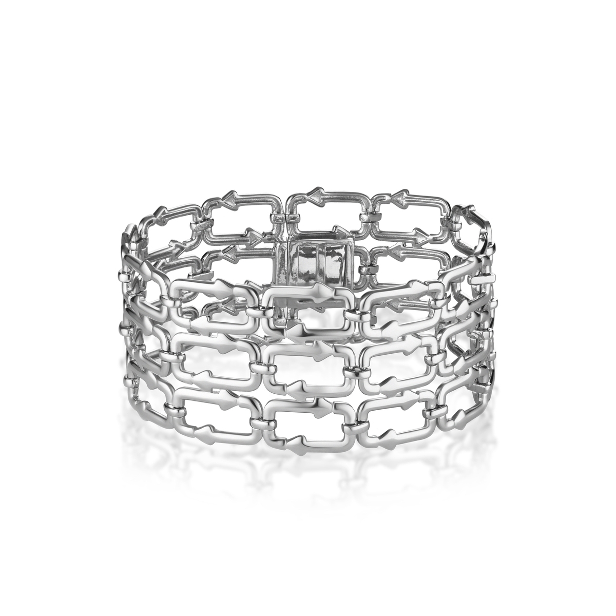 Bransoleta srebrna Longplay