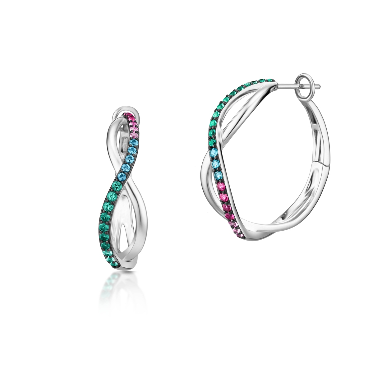 Kolczyki srebrne Preludium Paradise Birds