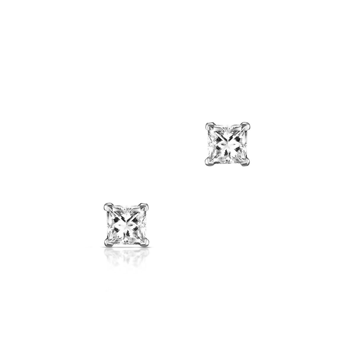 Kolczyki białe złoto Niezwykły