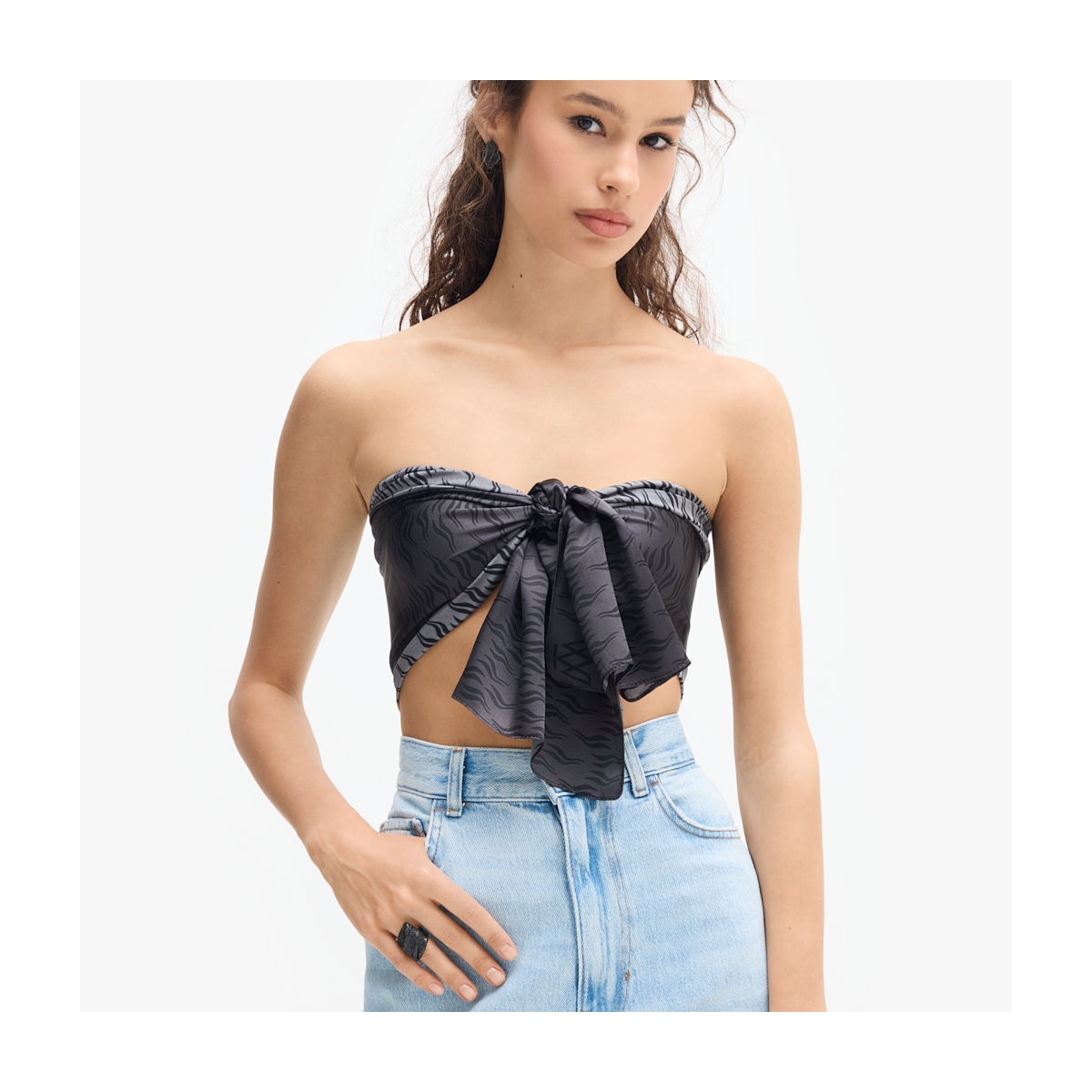 Szal jedwabny Follow