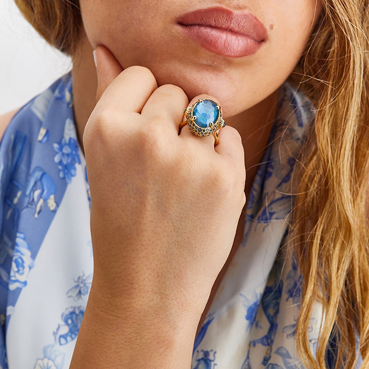 Pierścionek złoty NANIS