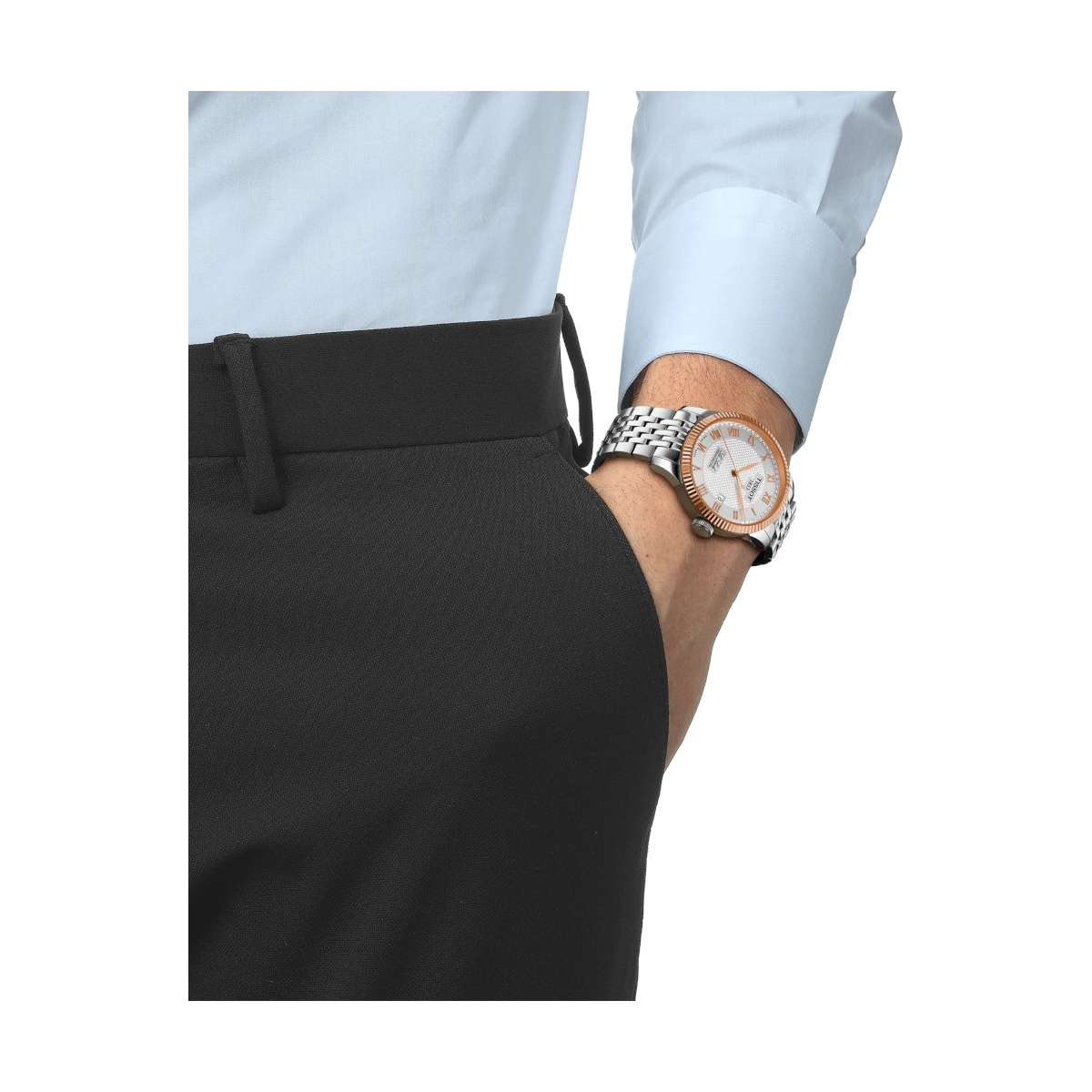 TISSOT Le Locle COSC 39mm 18k Gold Bezel