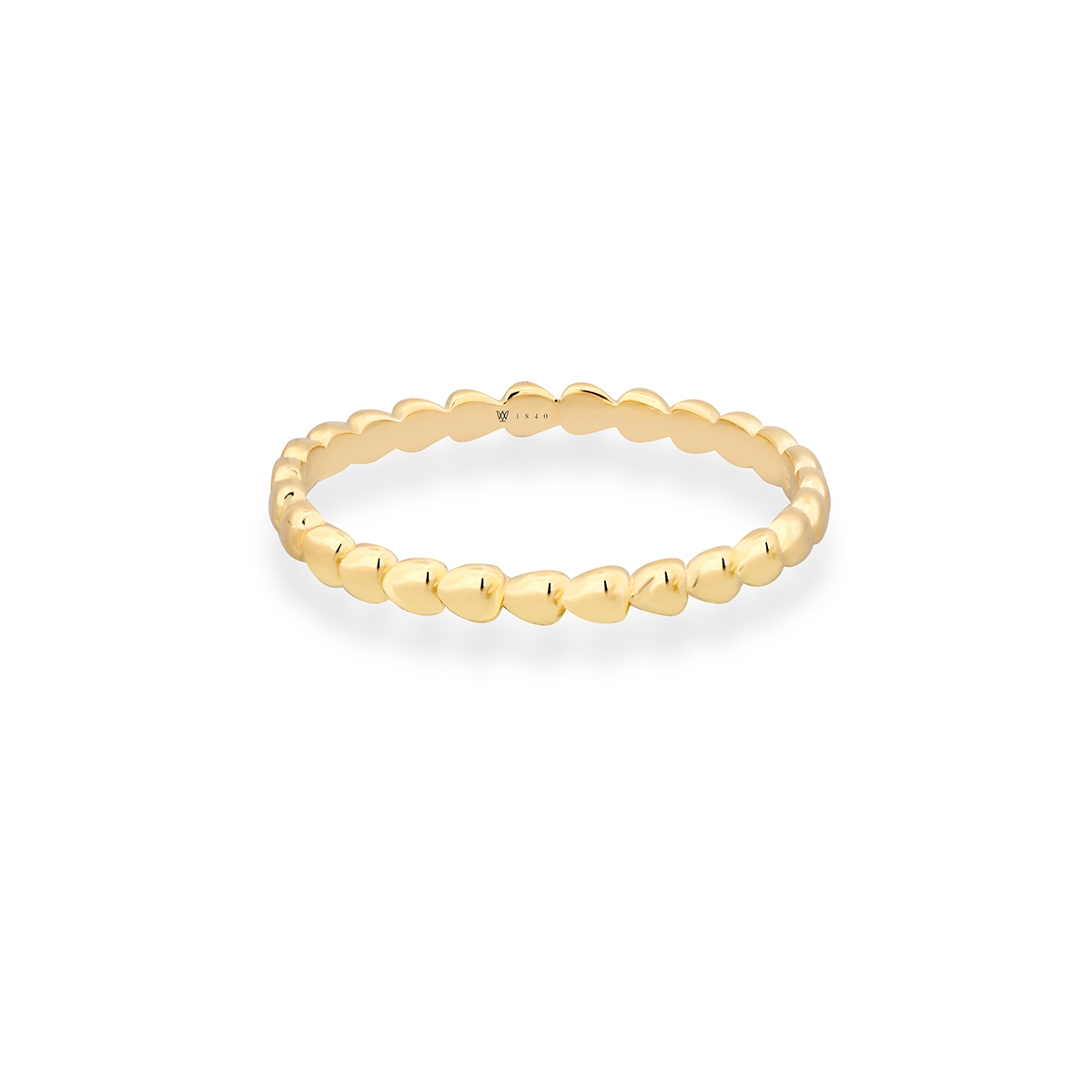 Pierścionek srebrny pozłacany