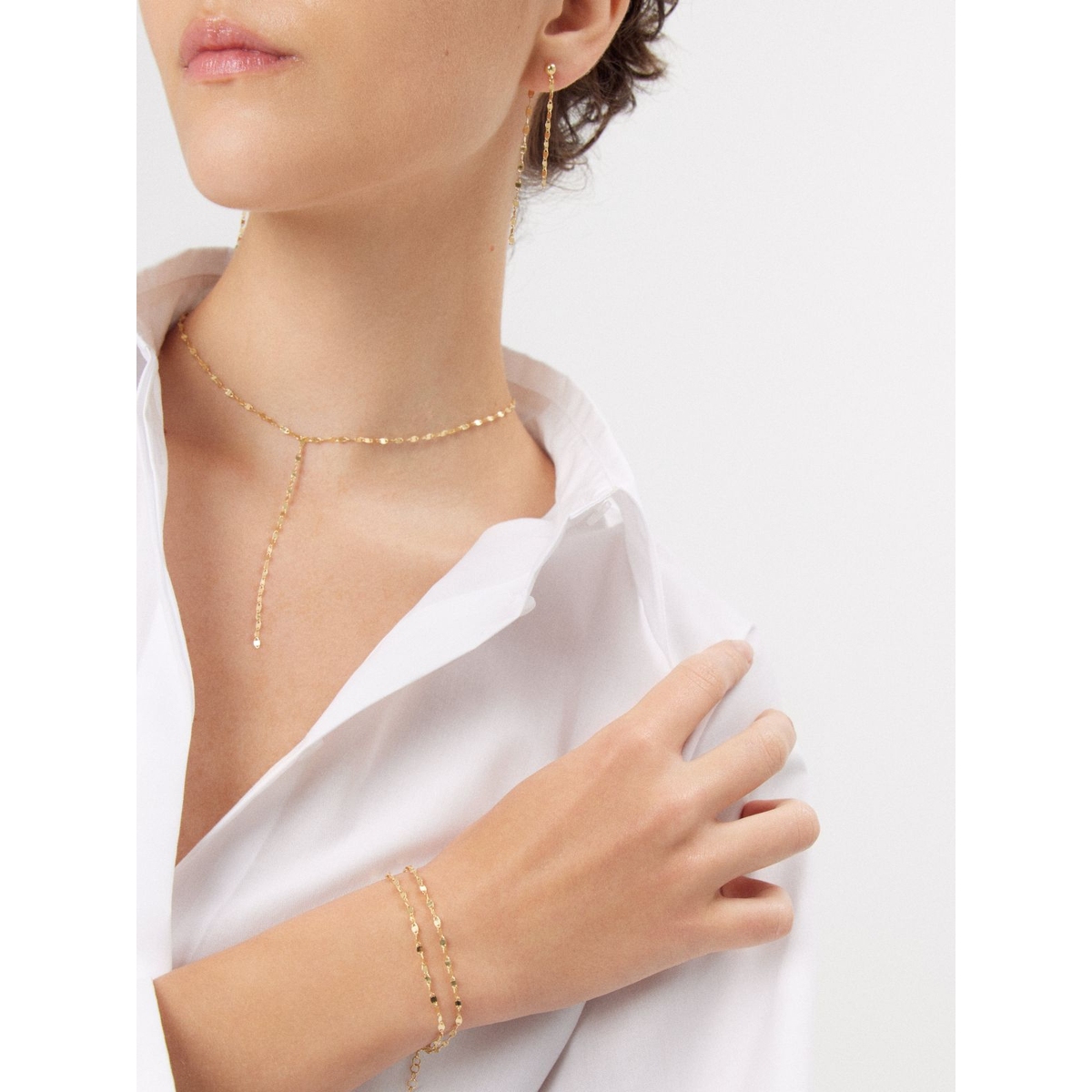 Bransoleta srebrna pozłacana