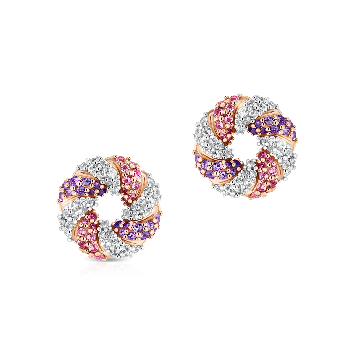 Kolczyki złote Lunapark