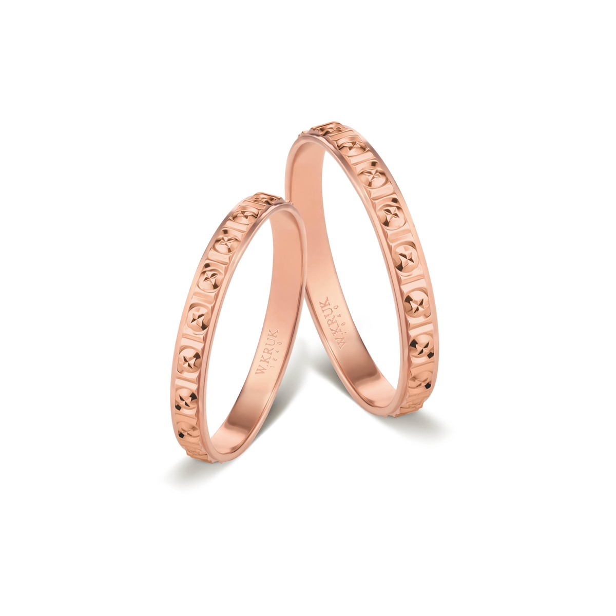 Obrączka złota FANTASIA